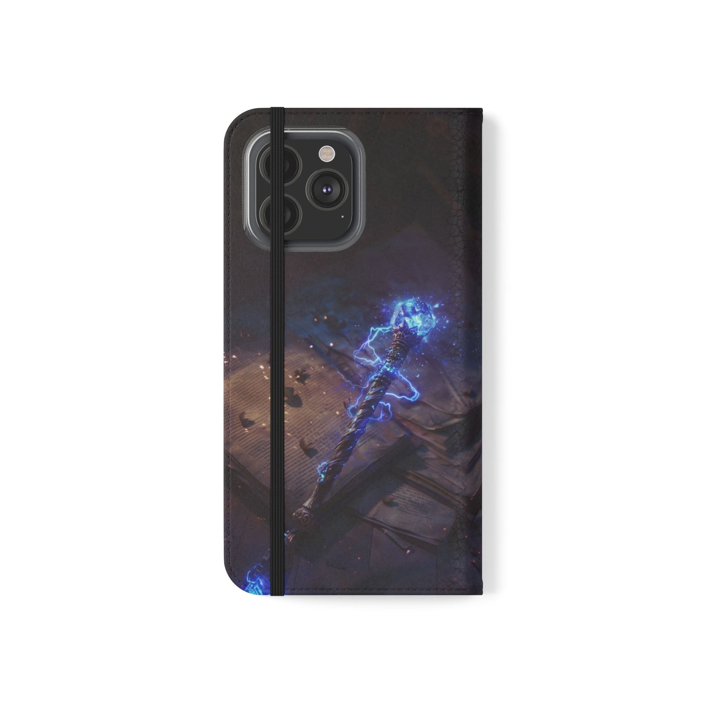 Lightning Staff - Wallet Flip Case