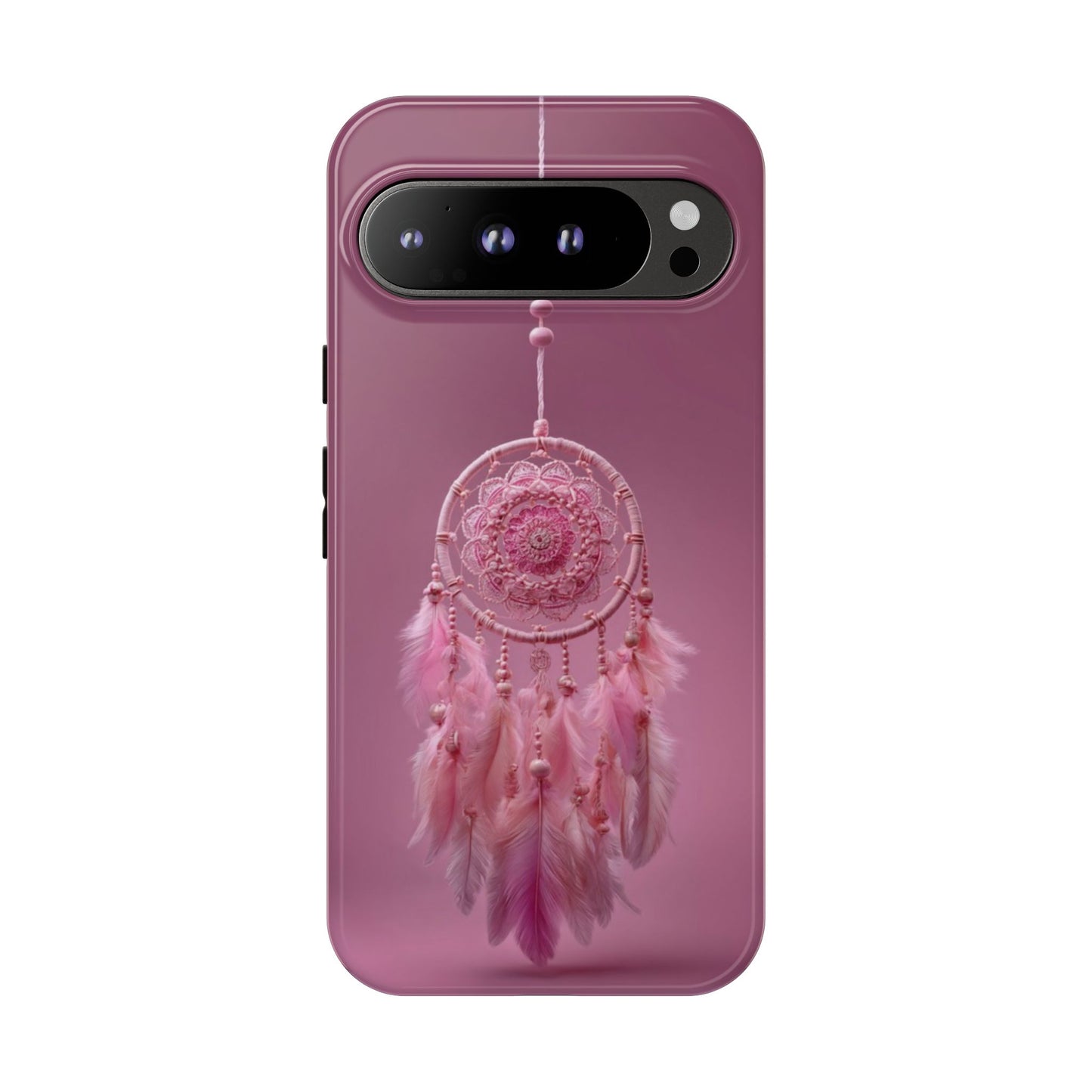 Pink Lace Dreamcatcher - Tough Google Pixel Case