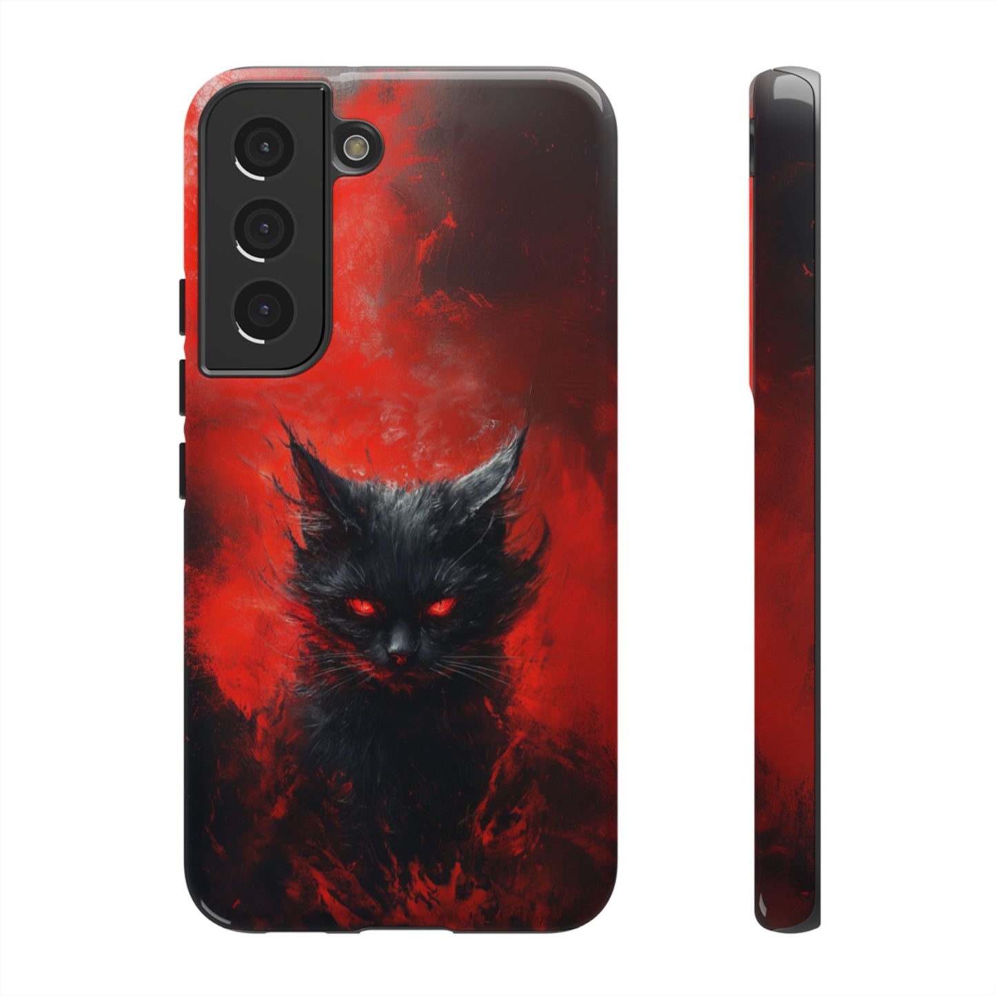 Fire Demon Black Cat - Tough Samsung Galaxy Case
