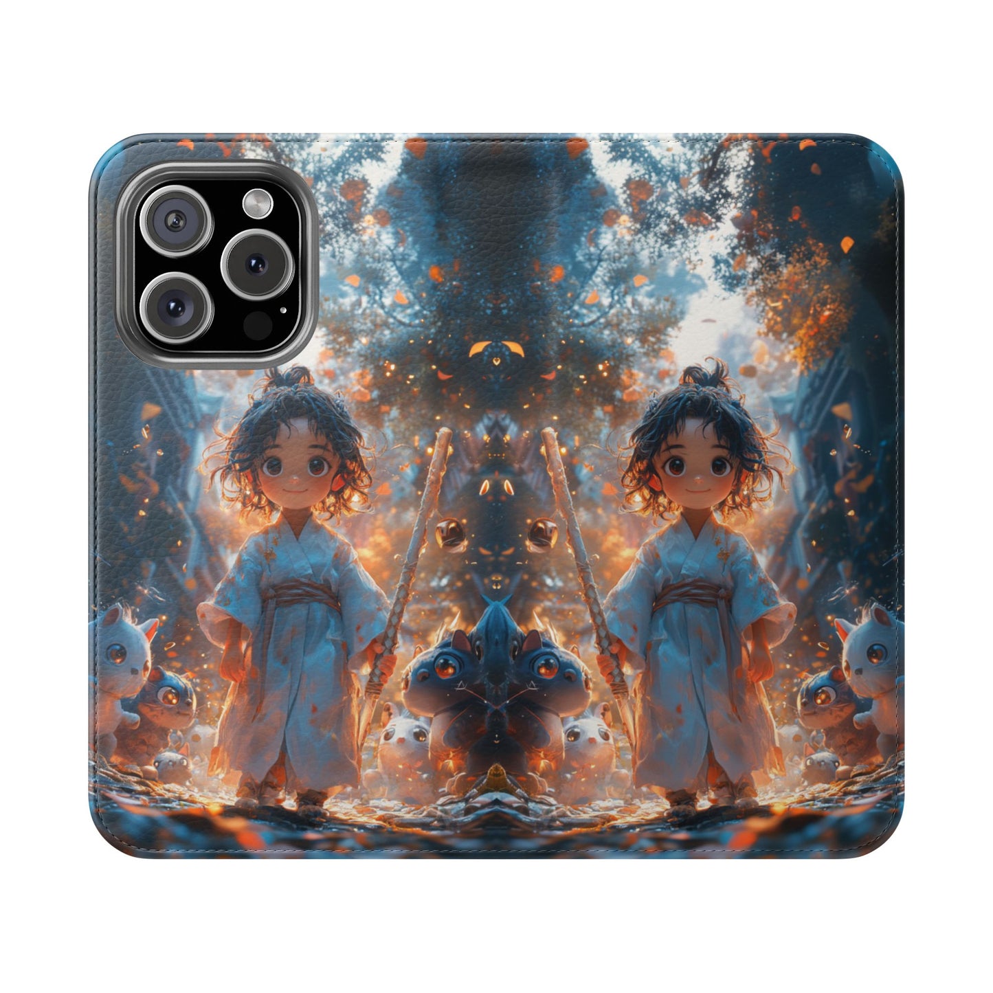 Forest Spirit Child - Wallet Flip Case
