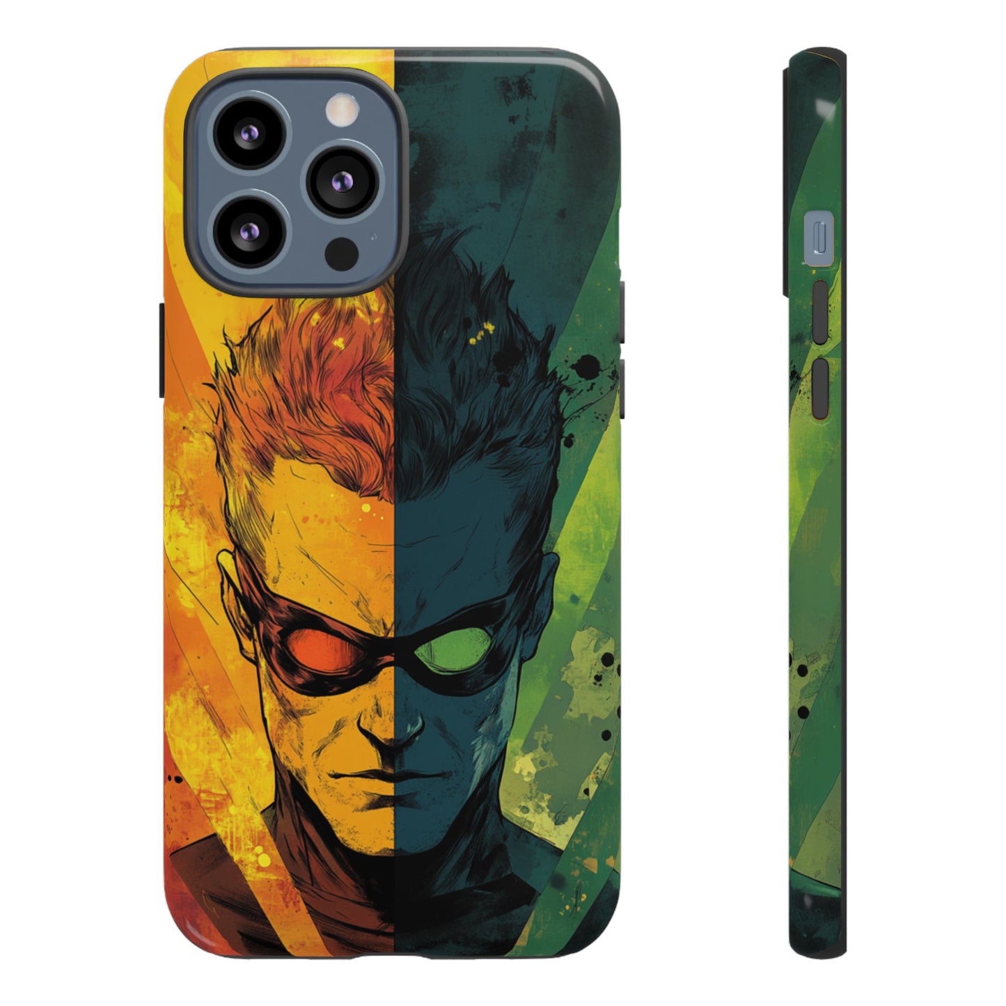 Split Spectrum Hero – Tough iPhone Case
