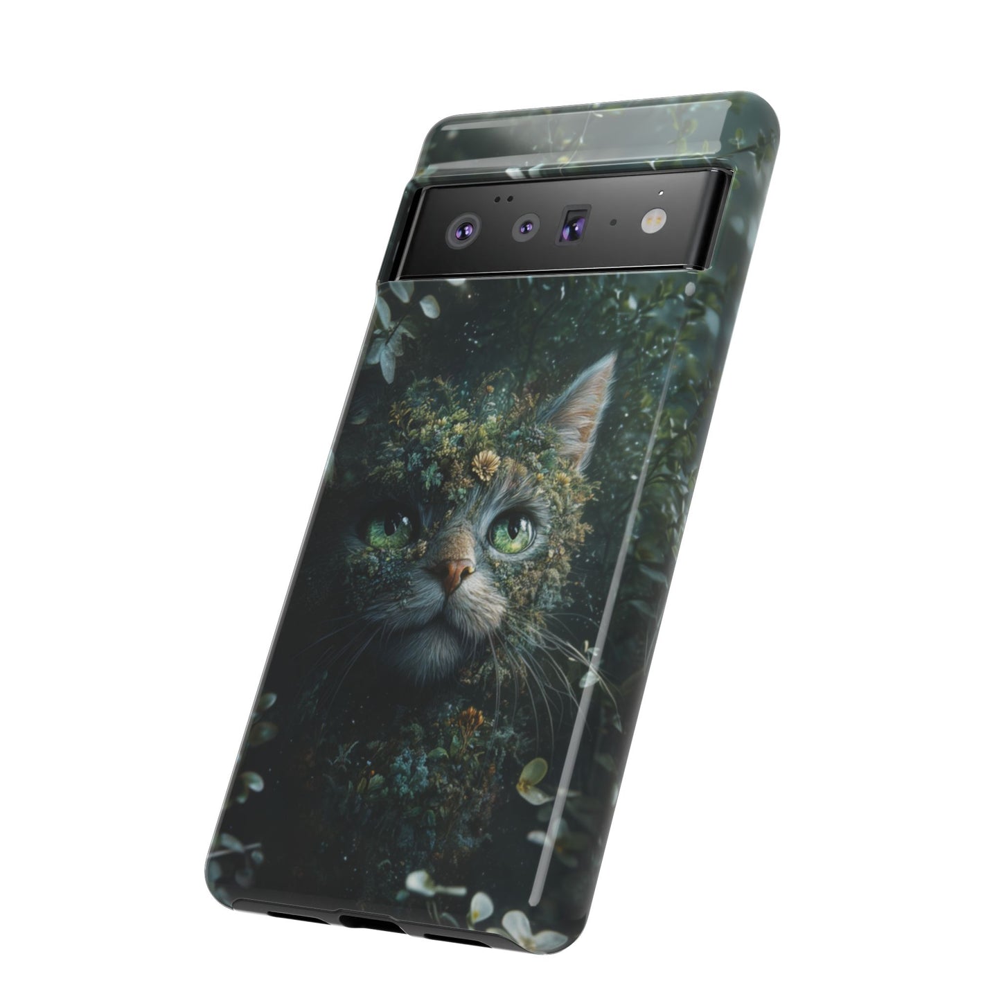 Forest Fantasy Cat Phone Case – iPhone, Google Pixel, Samsung Galaxy