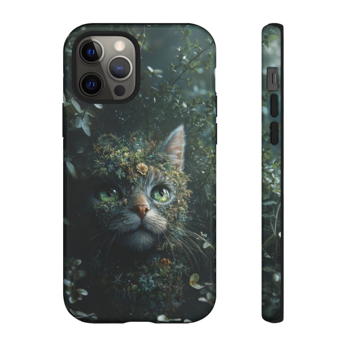 Forest Fantasy Cat Phone Case – iPhone, Google Pixel, Samsung Galaxy