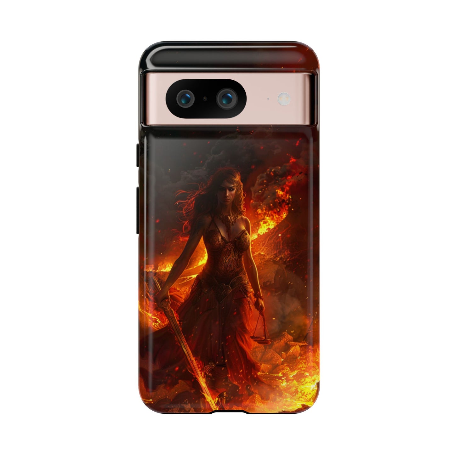 Fiery Goddess Nemesis Phone Case - iPhone, Google Pixel, Samsung Galaxy