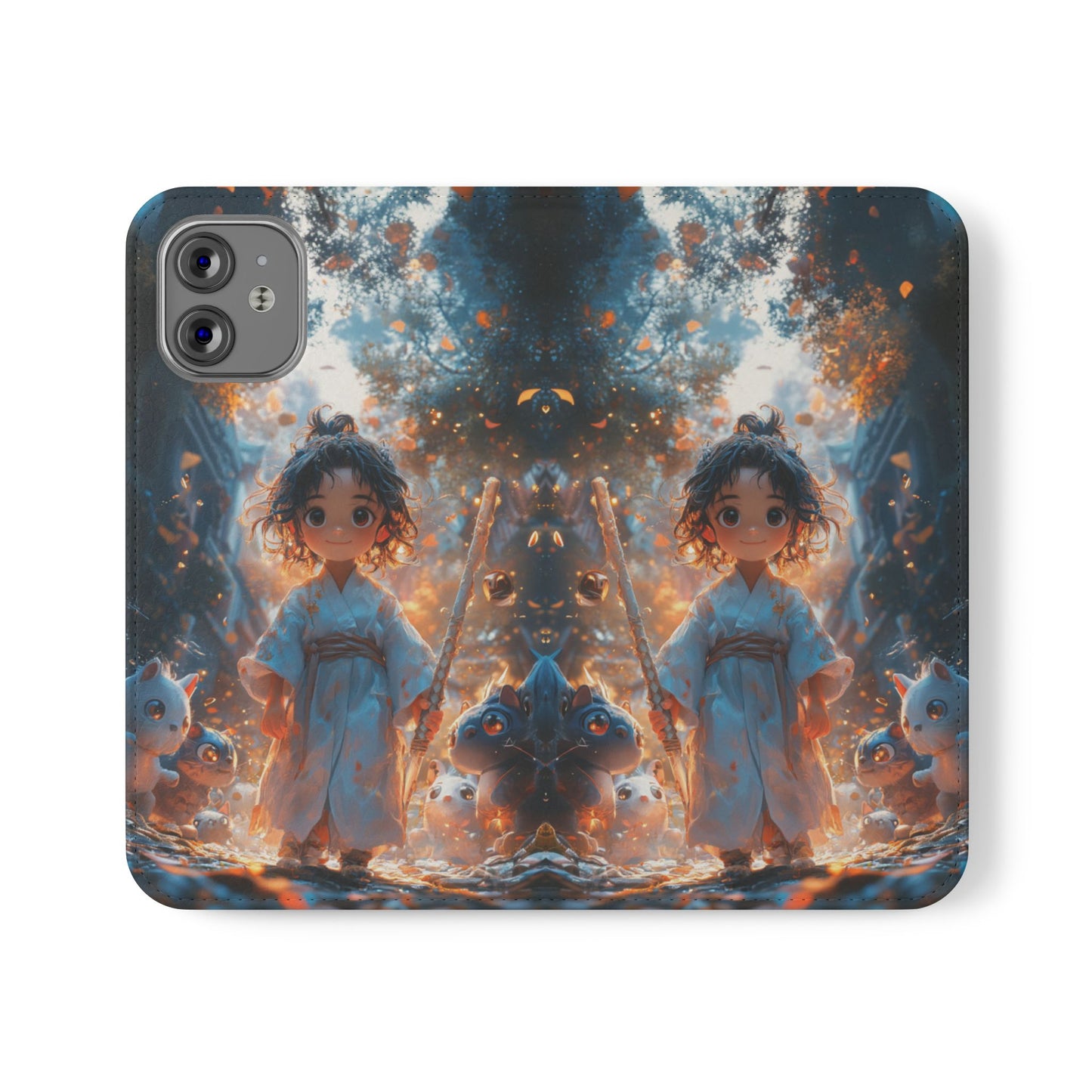 Forest Spirit Child - Wallet Flip Case
