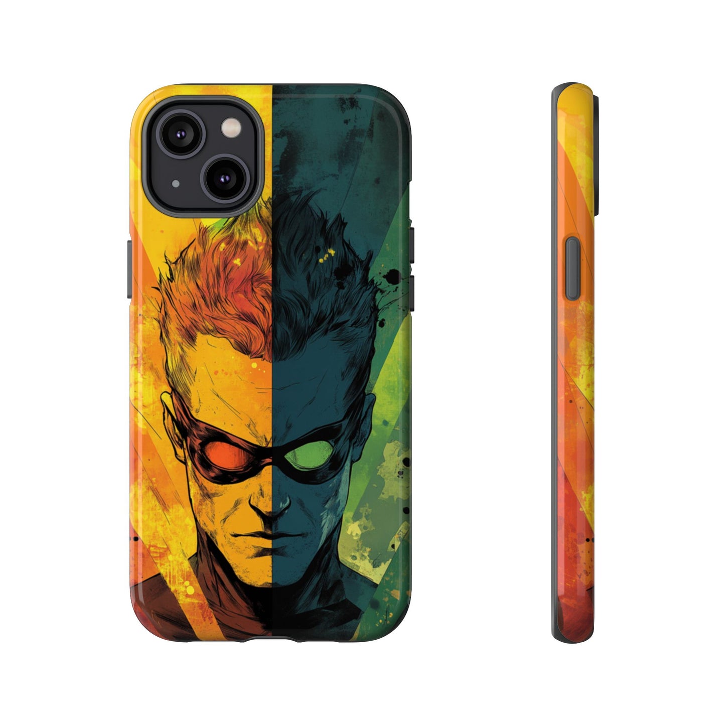 Split Spectrum Hero – Tough iPhone Case
