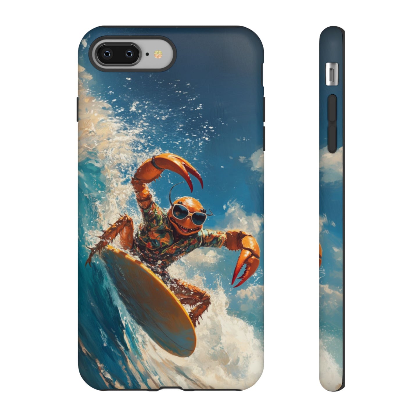 Surfing Crab - Tough iPhone Case
