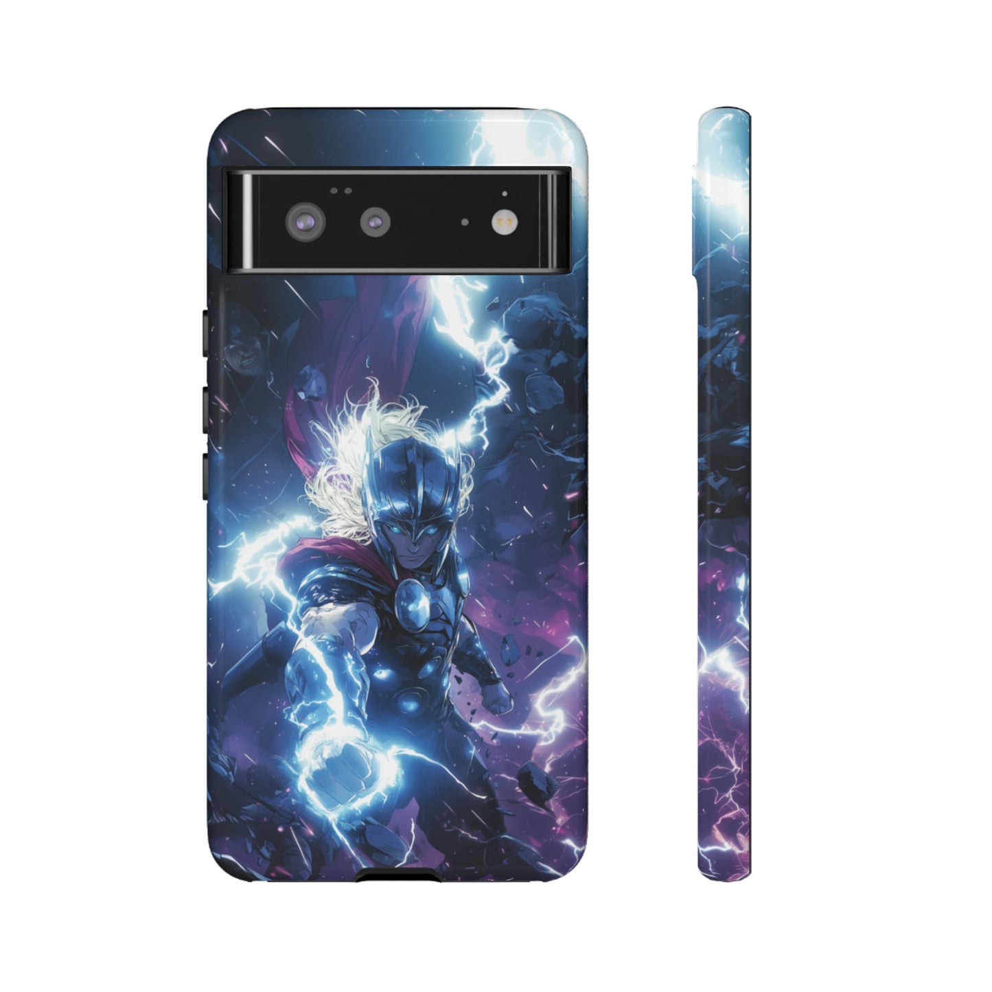 Lightning Fury: Thor Anime Action Phone Case - iPhone, Google Pixel, Samsung