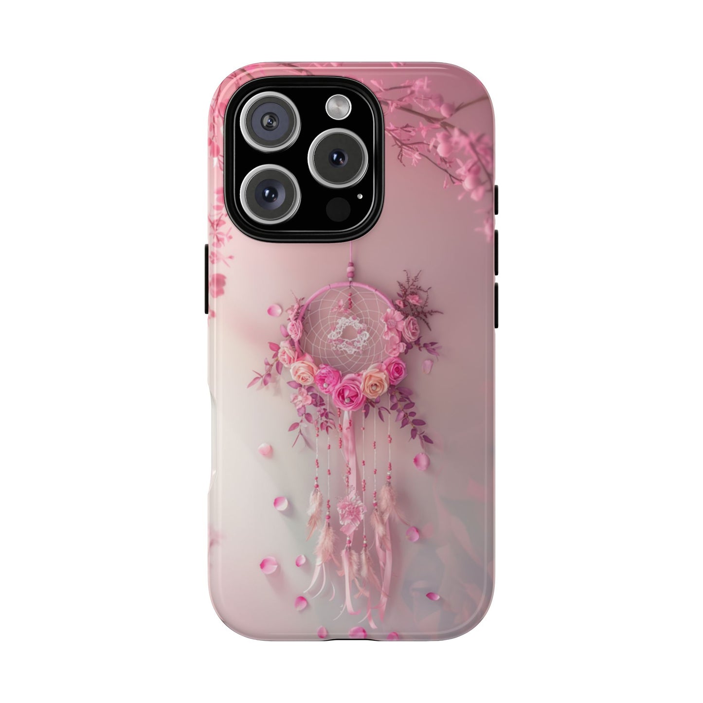 Pink Rose Dreamcatcher - Tough iPhone Case