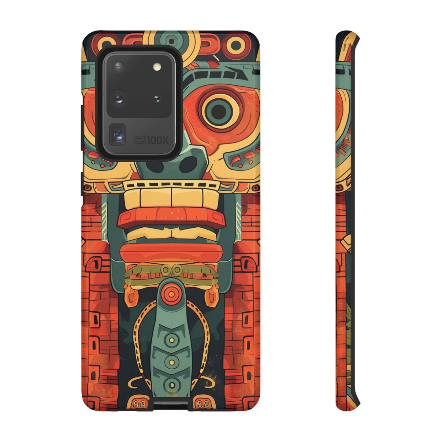 Aztec Totem Mask - Tough Samsung Galaxy Case
