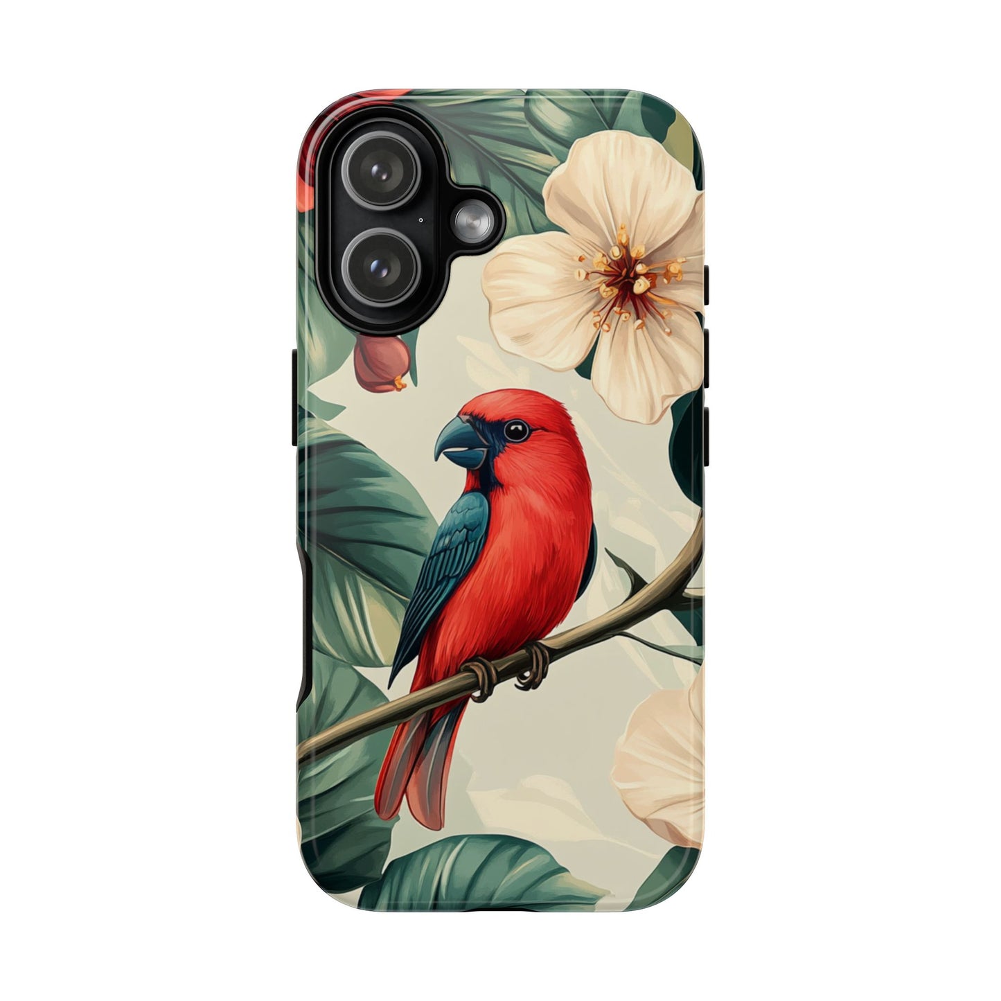 Scarlet Songbird - Tough iPhone Case