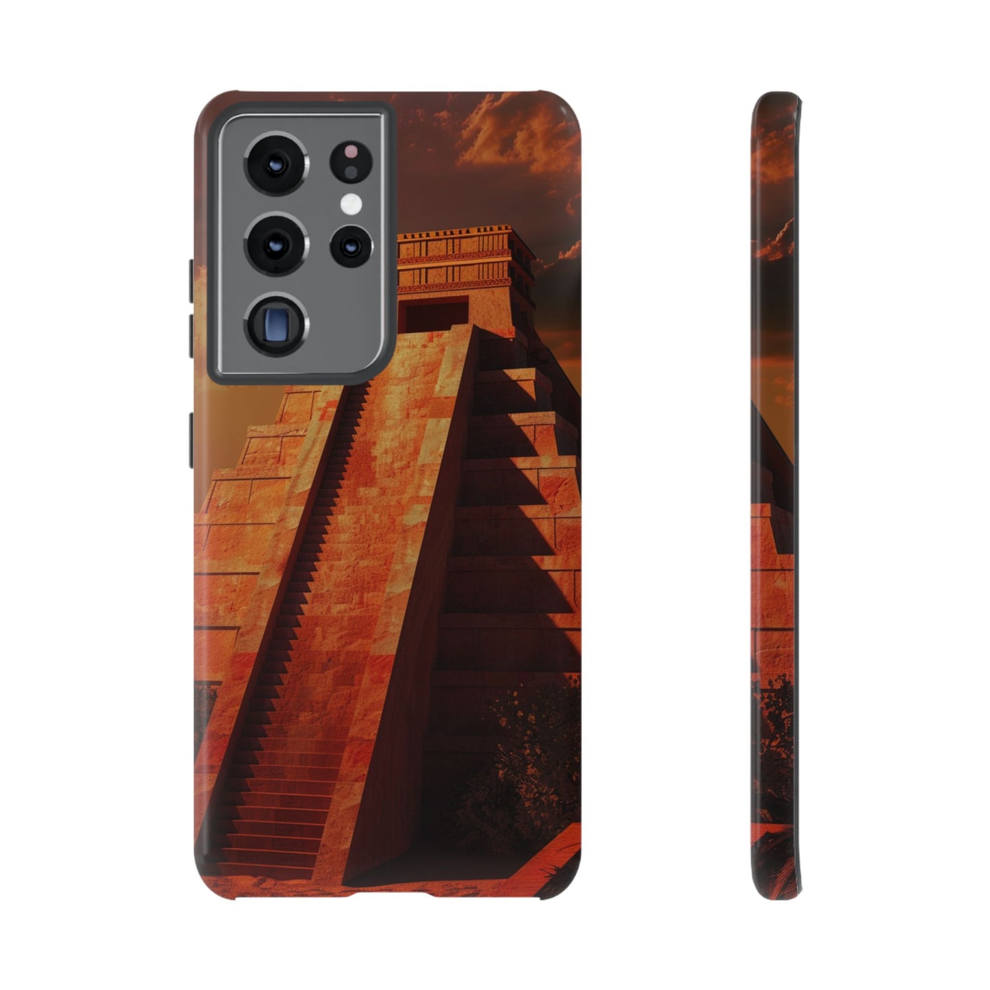 Mayan Pyramid Twilight Phone Case – iPhone, Google Pixel, Samsung Galaxy