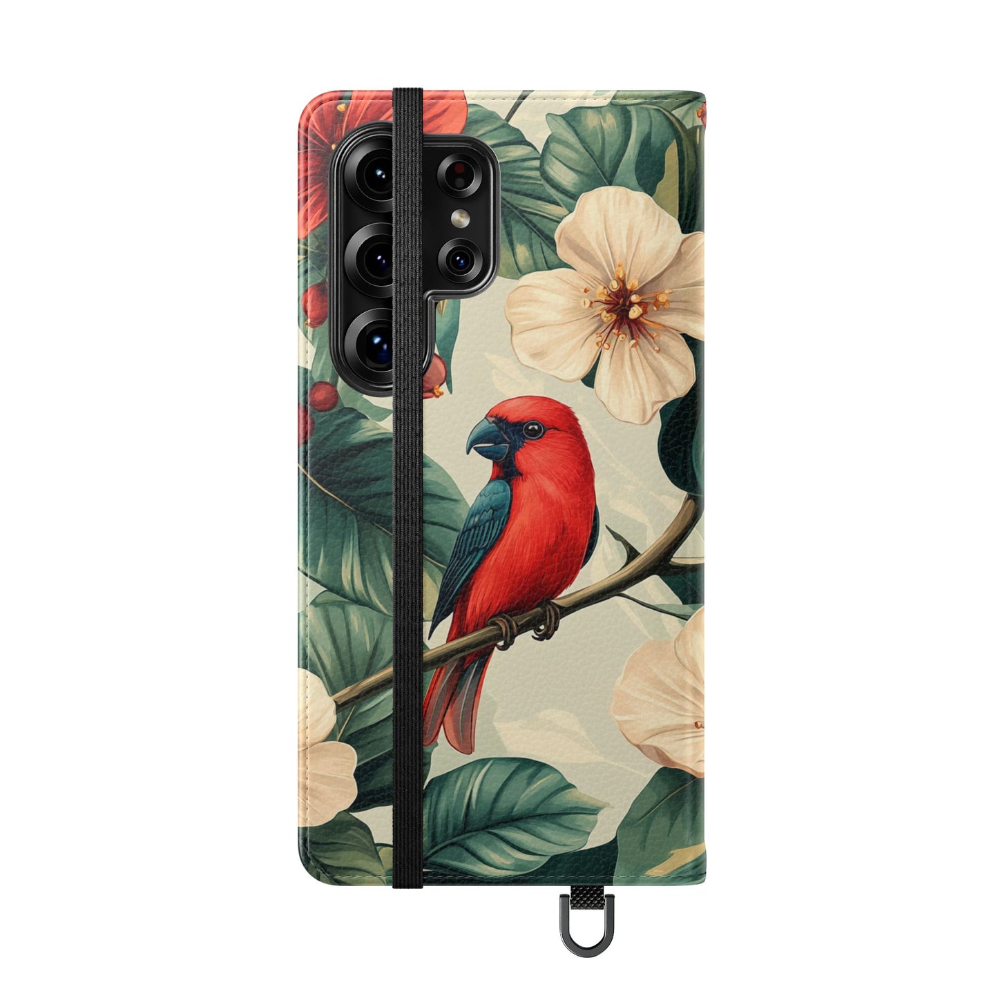 Scarlet Songbird - Wallet Flip Case