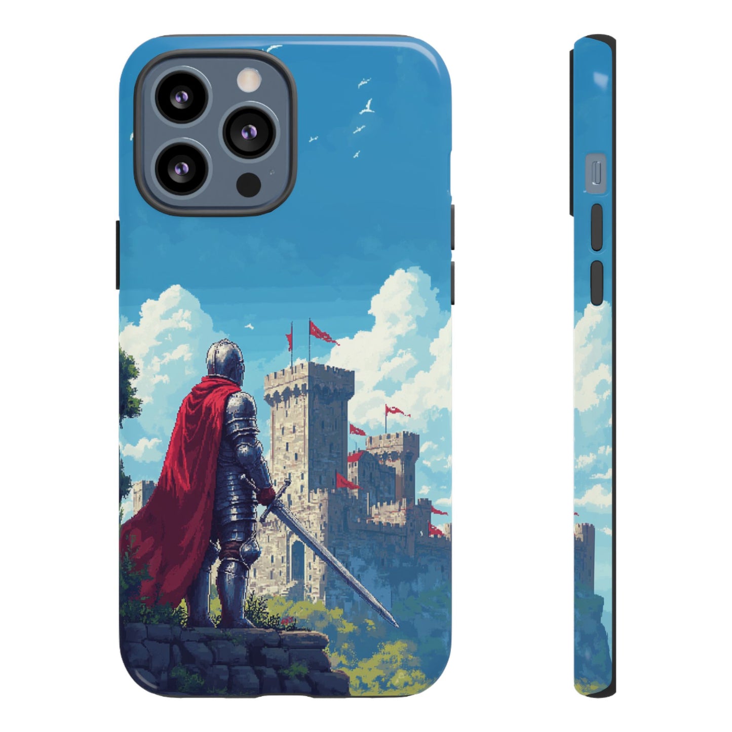 Pixel Knight Adventure Phone Case - iPhone, Google Pixel, Samsung Galaxy