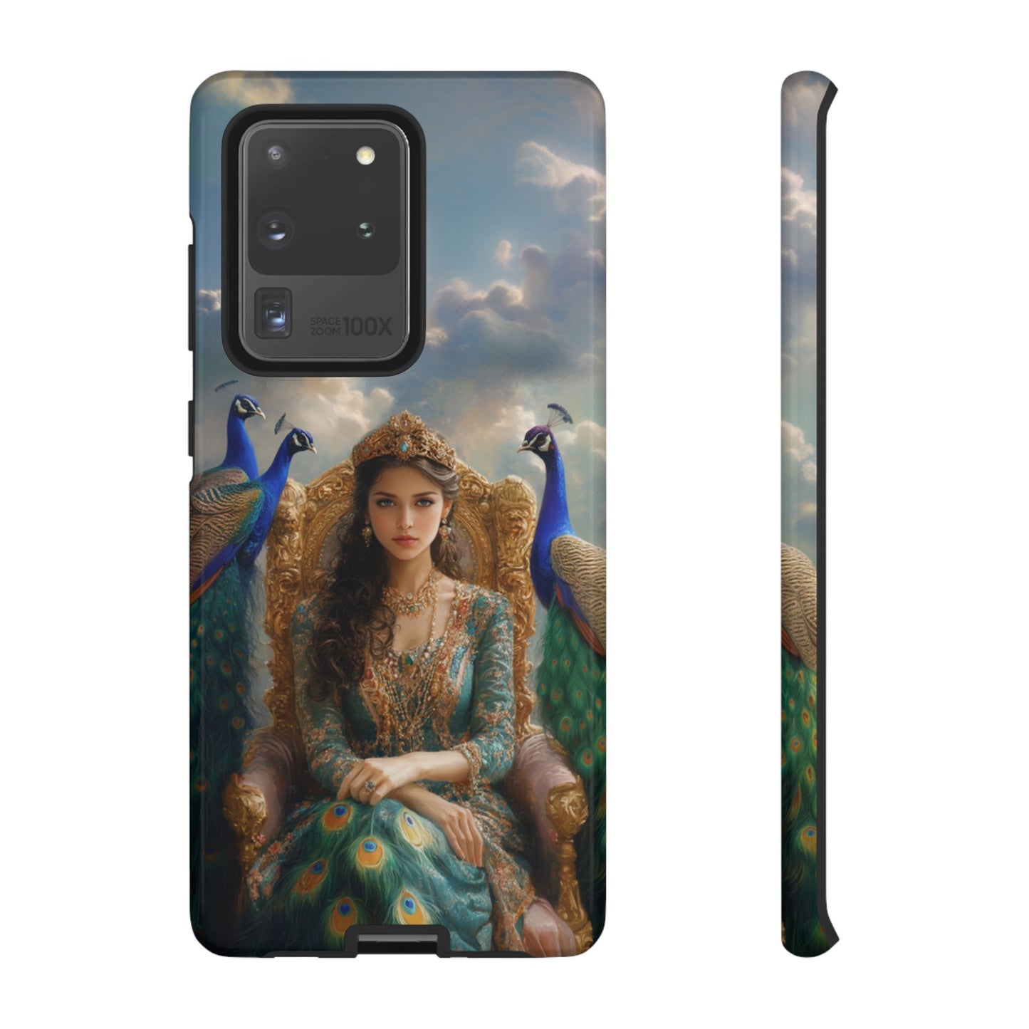 Hera Peacock Empress Golden Throne - Tough Samsung Galaxy Case