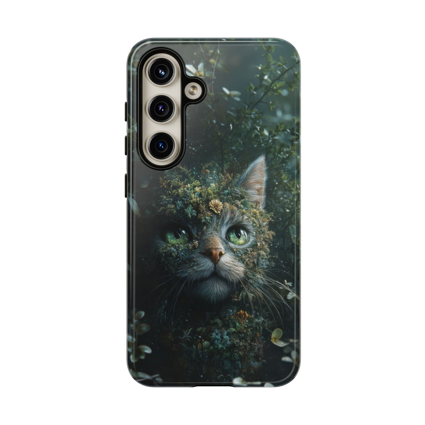 Forest Fantasy Cat Phone Case – iPhone, Google Pixel, Samsung Galaxy