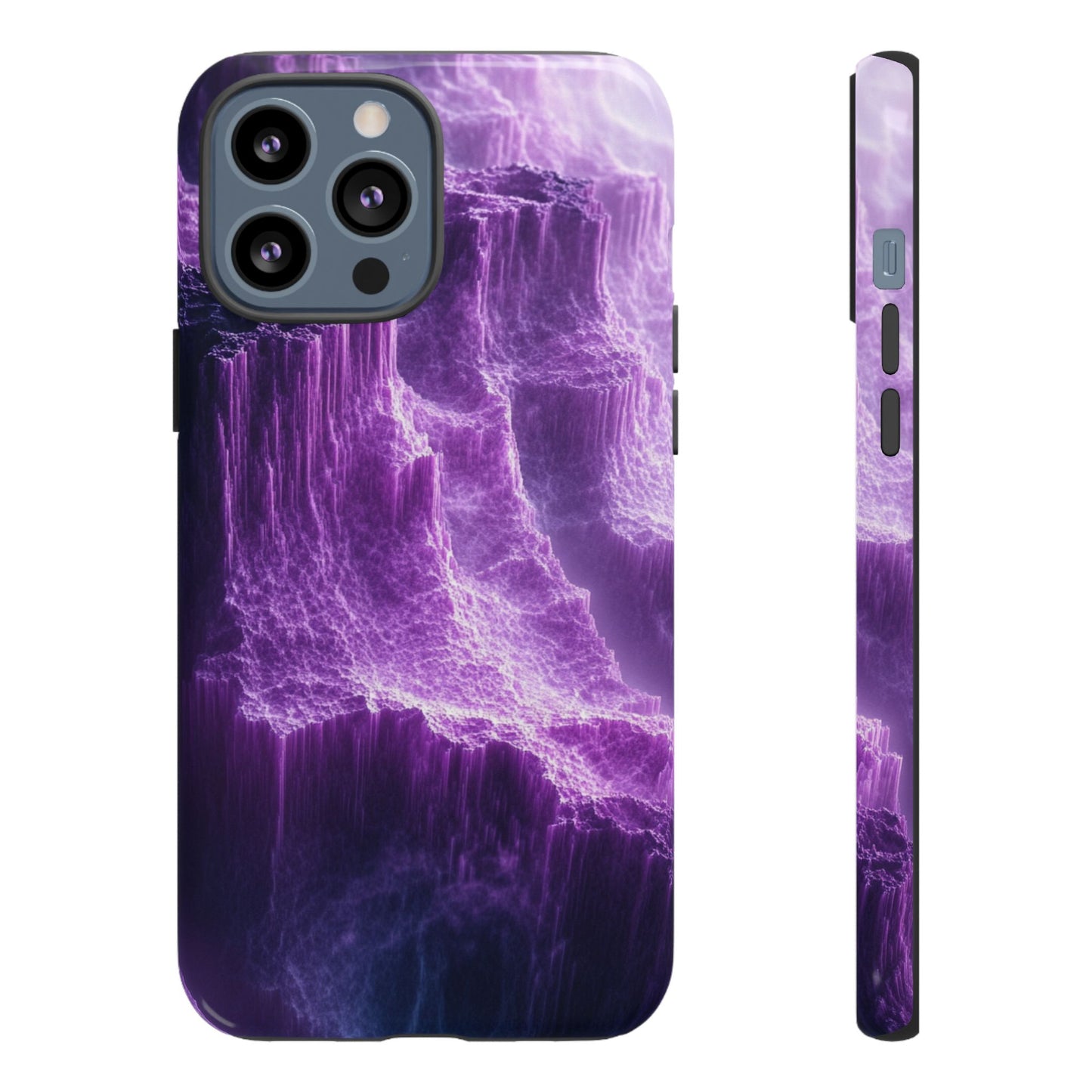 Purple Crystal Canyon - Tough iPhone Case