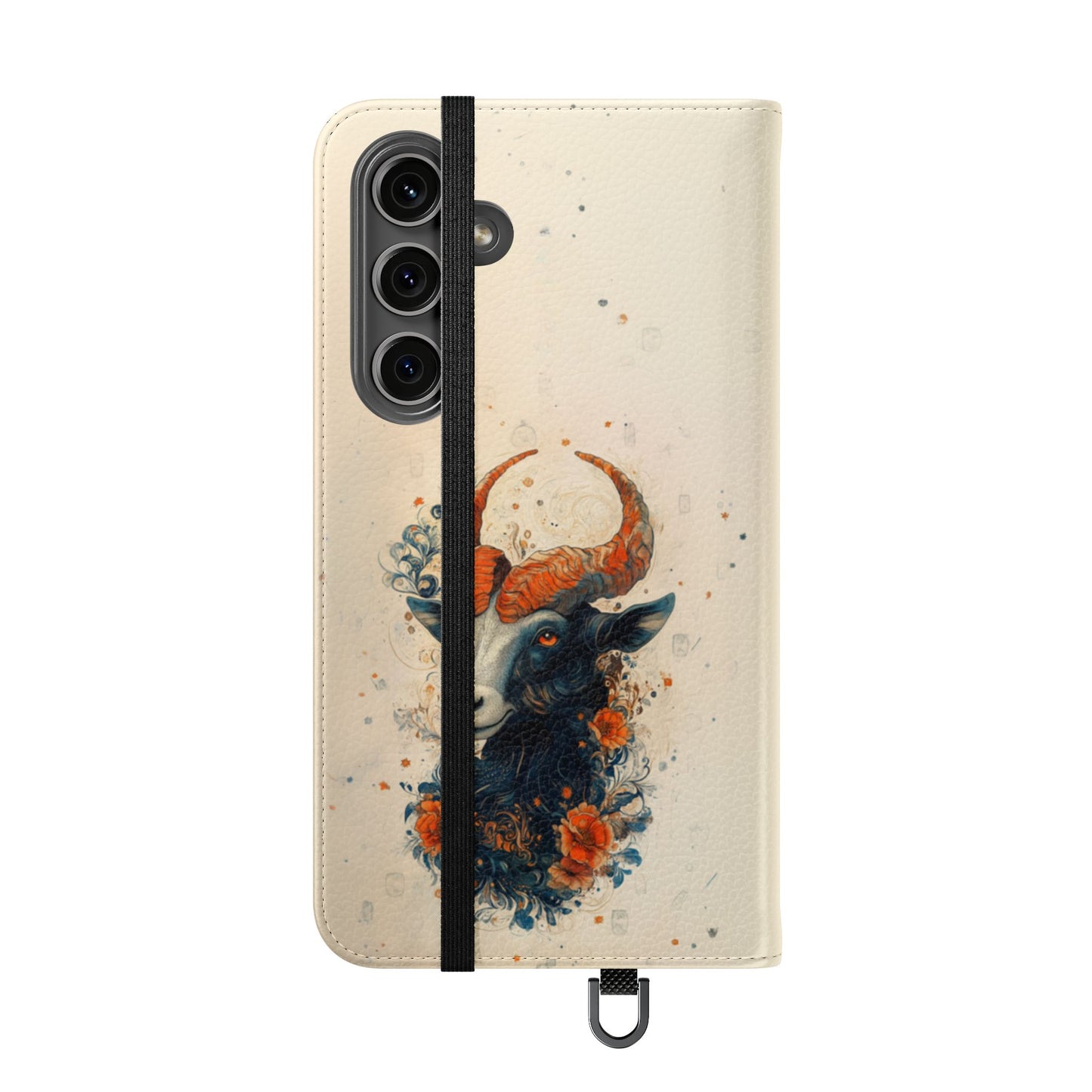 Capricorn Celestial Goat - Wallet Flip Case