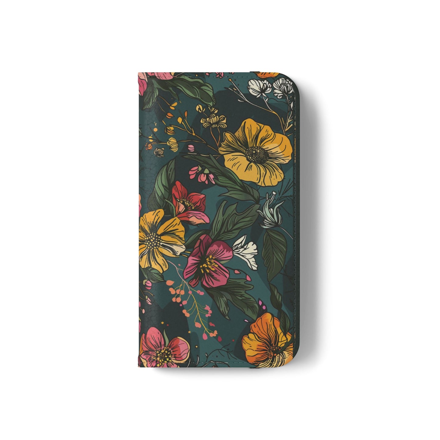 Vintage Floral Bloom - Wallet Flip Case