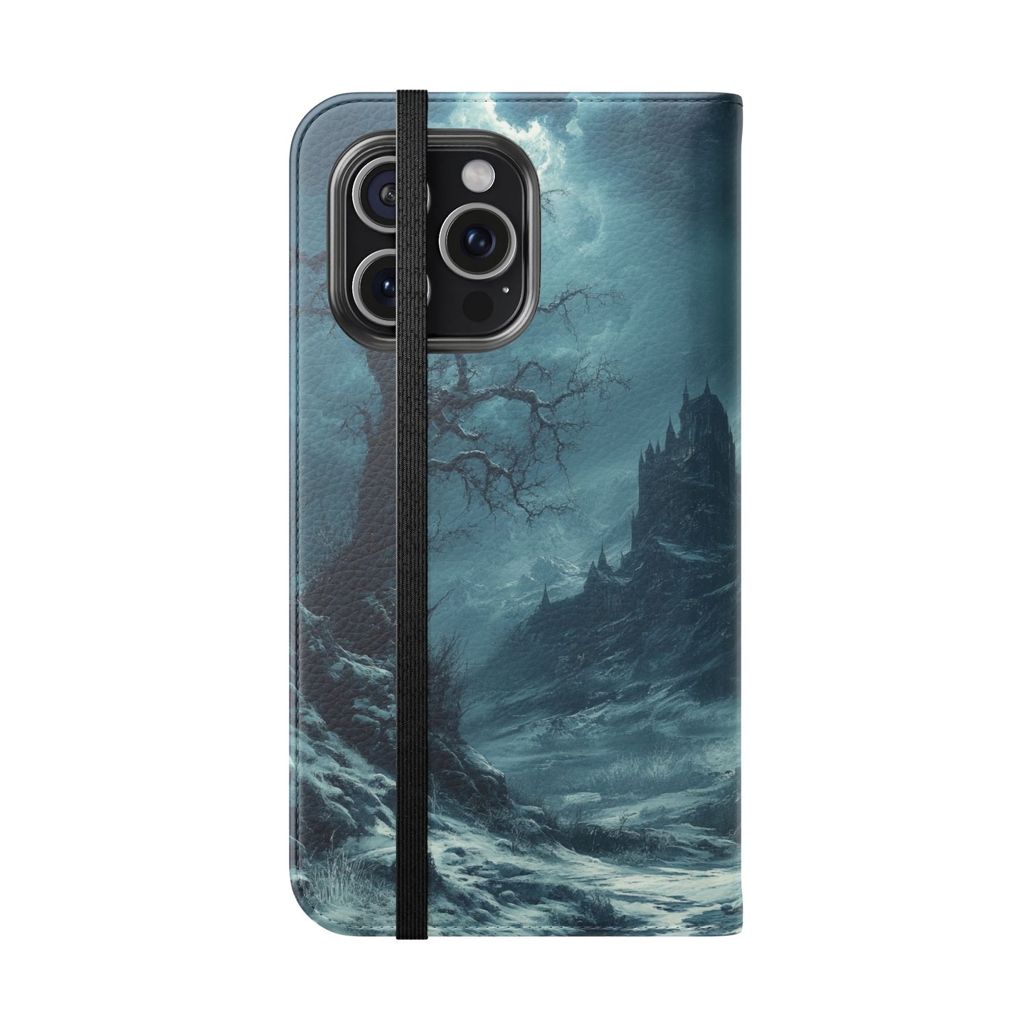 Stormy Castle - Wallet Flip Case