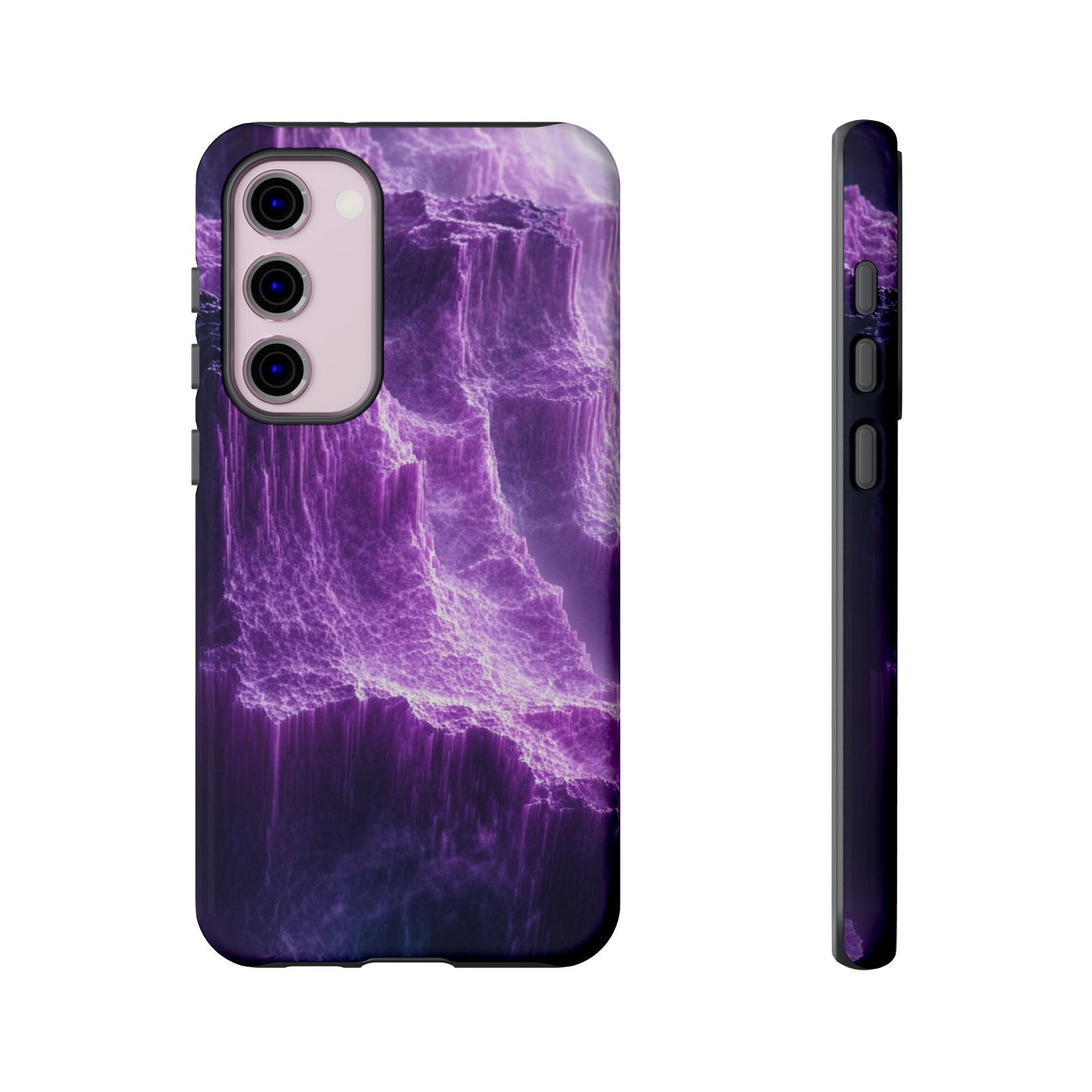 Purple Crystal Canyon - Tough Samsung Galaxy Case