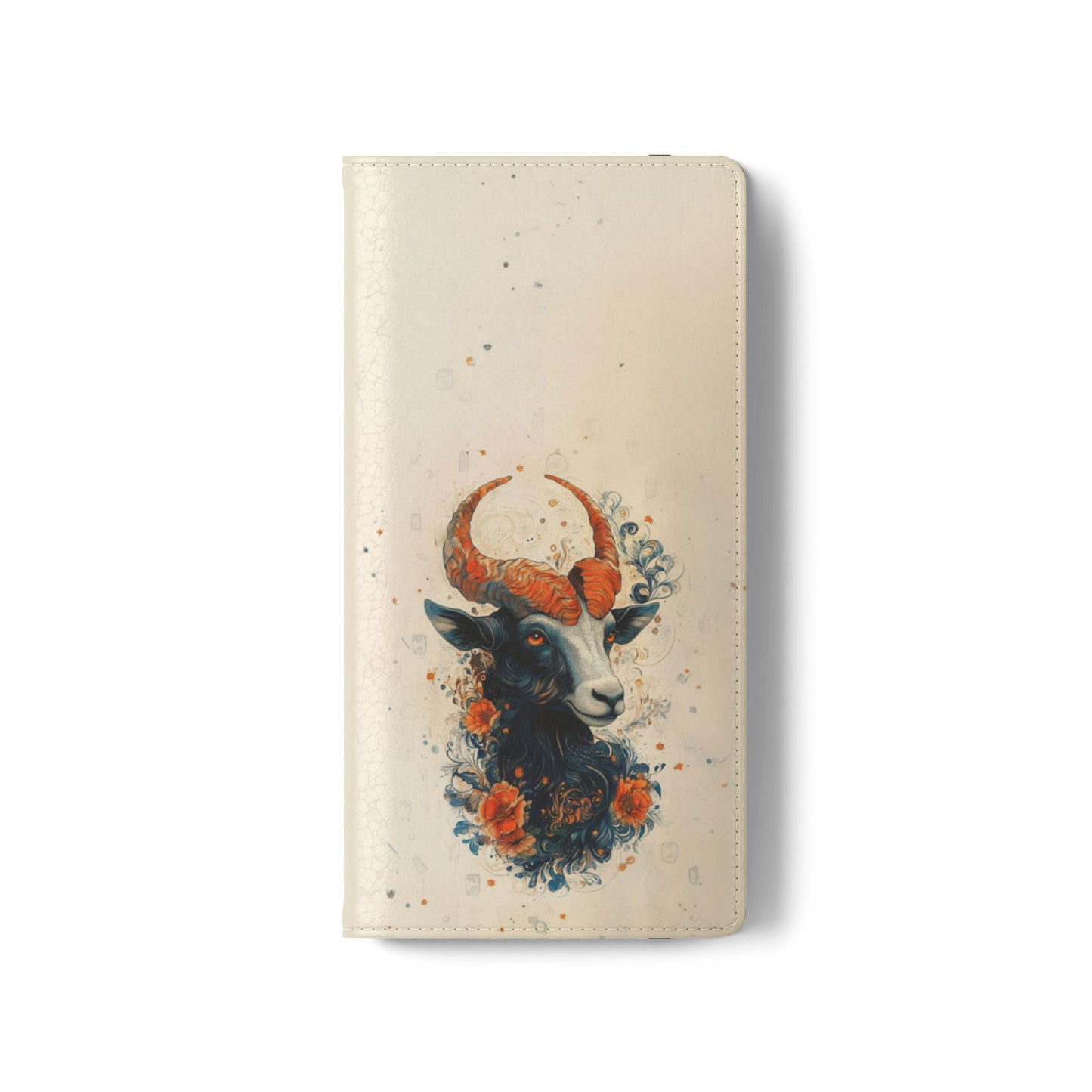 Capricorn Celestial Goat - Wallet Flip Case