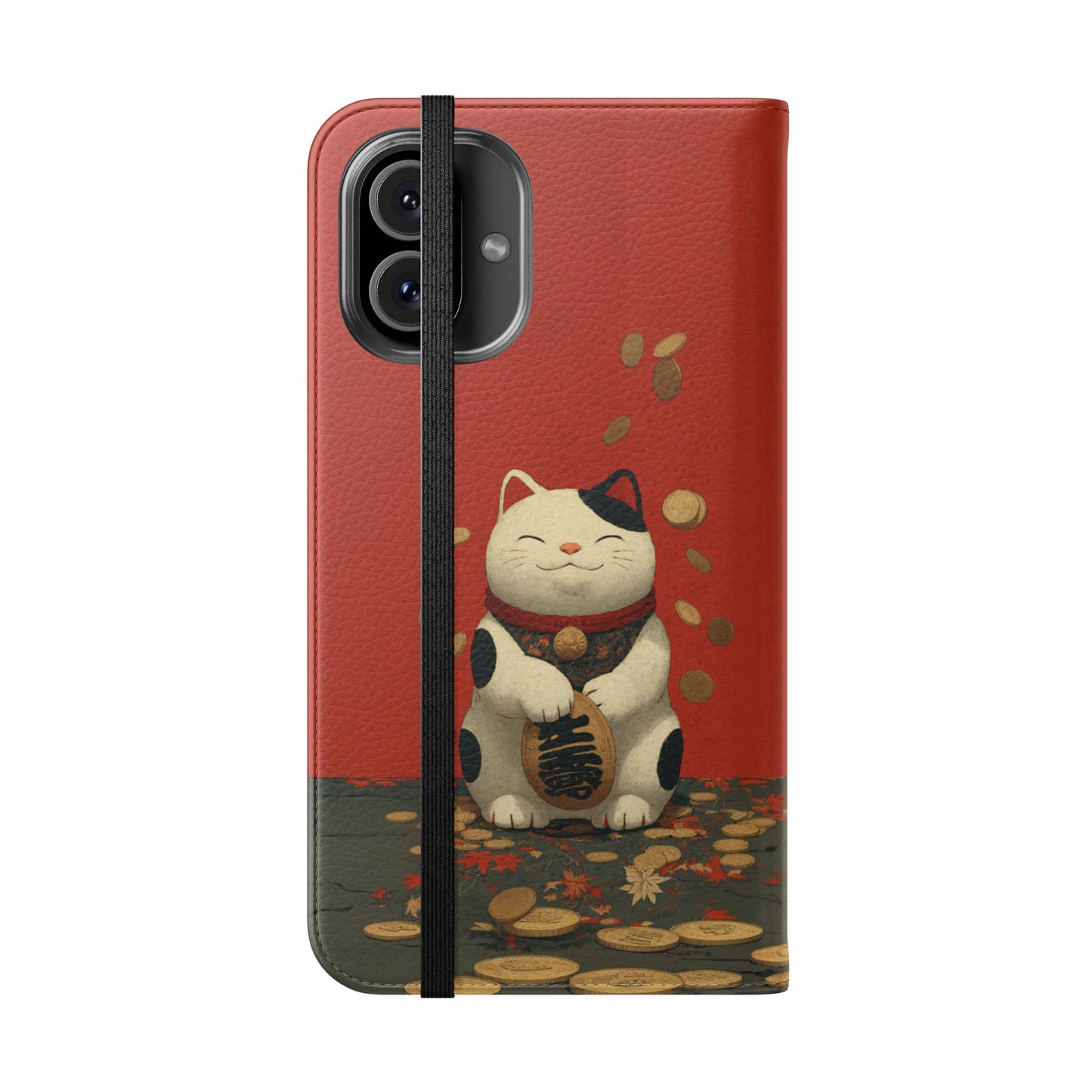 Lucky Cat - Wallet Flip Case