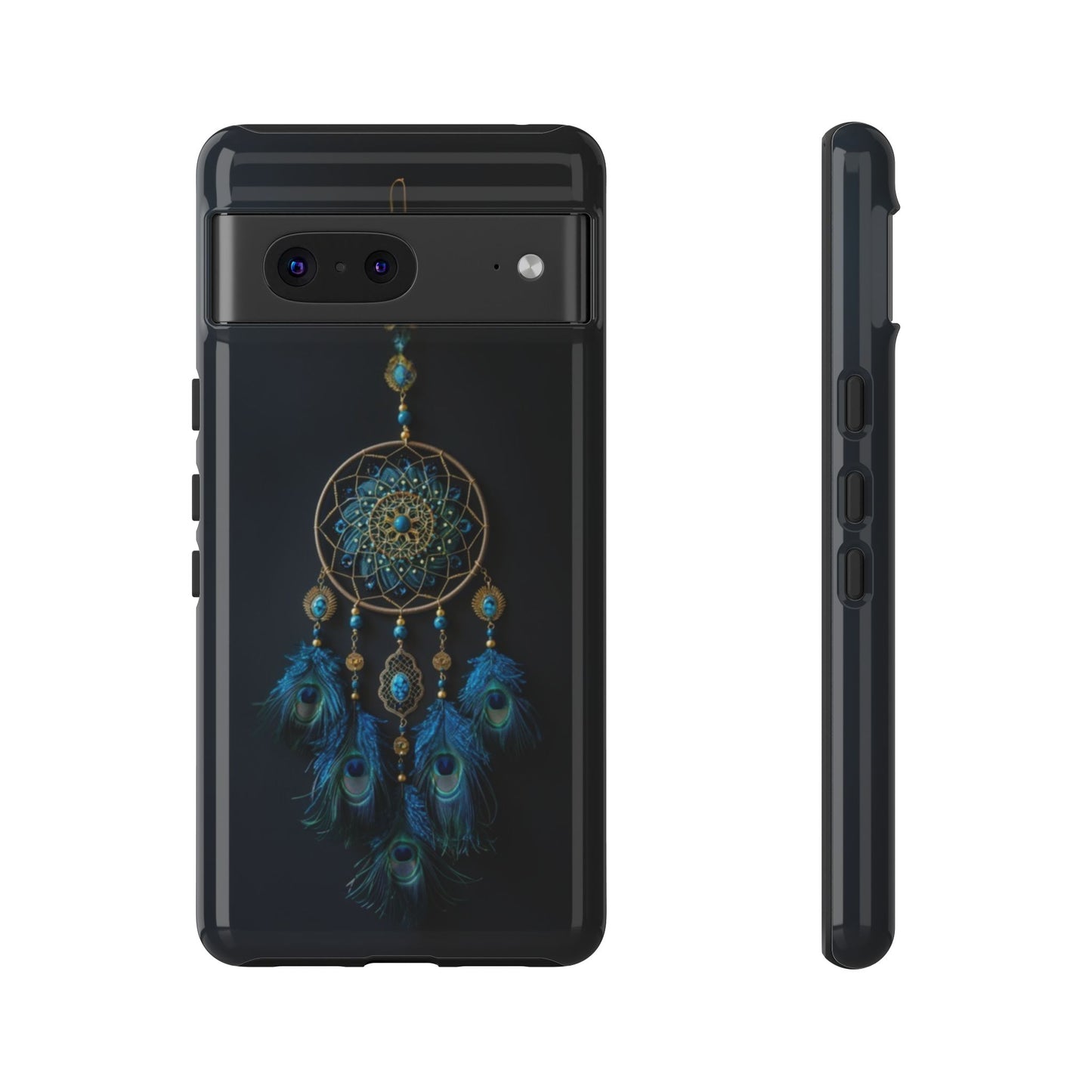 Peacock Feather Dreamcatcher - Tough Google Pixel Case