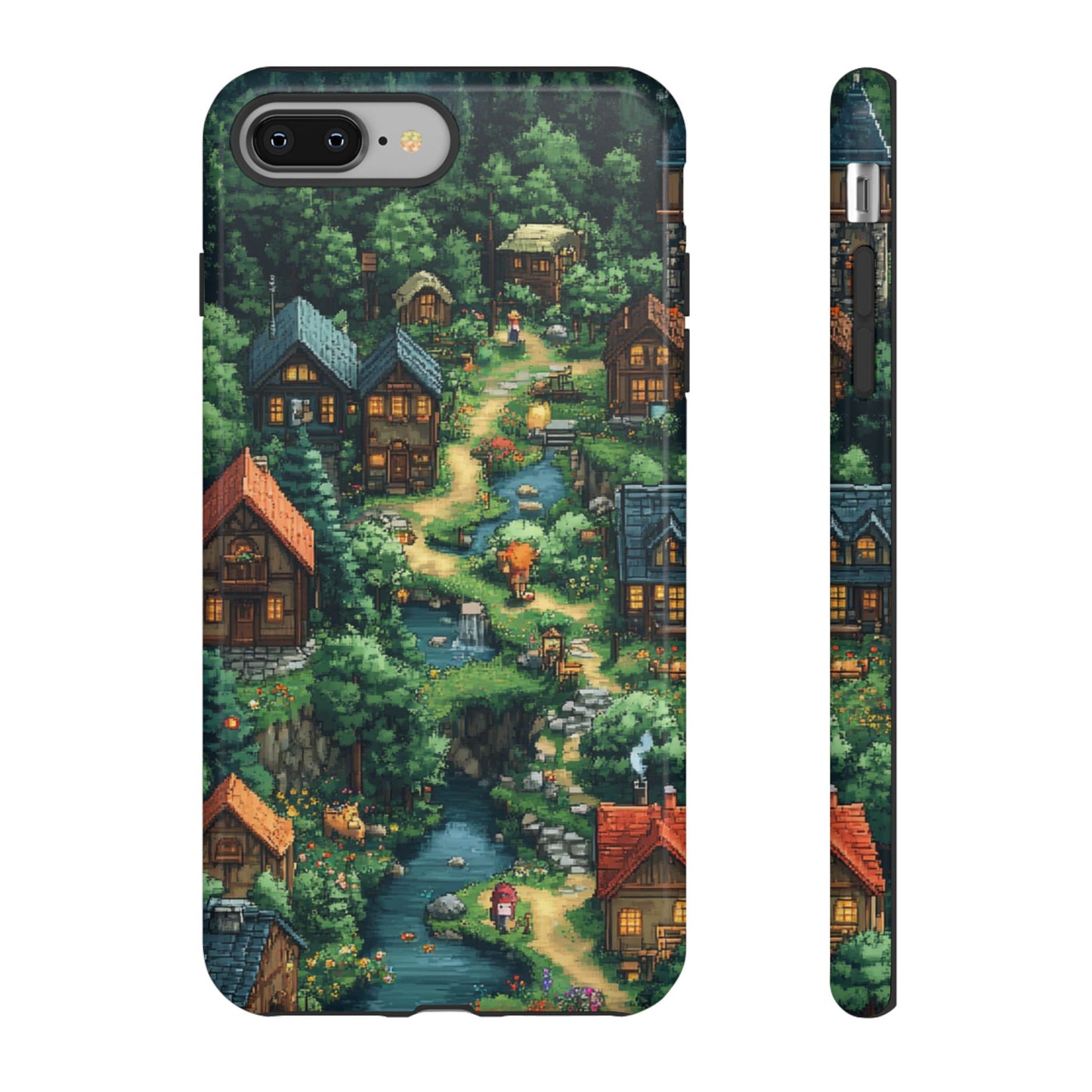 Pixel Forest Hamlet - Tough iPhone Case