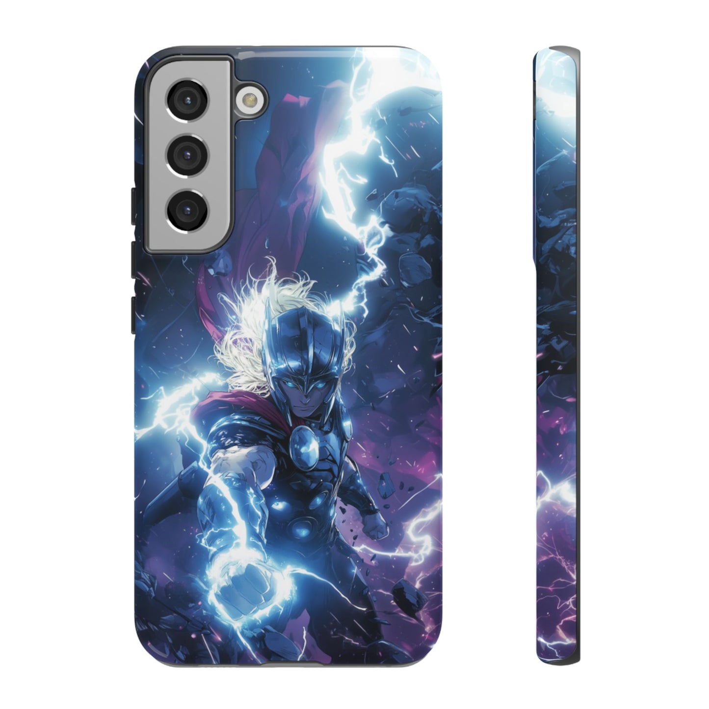 Lightning Fury: Thor Anime Action Phone Case - iPhone, Google Pixel, Samsung