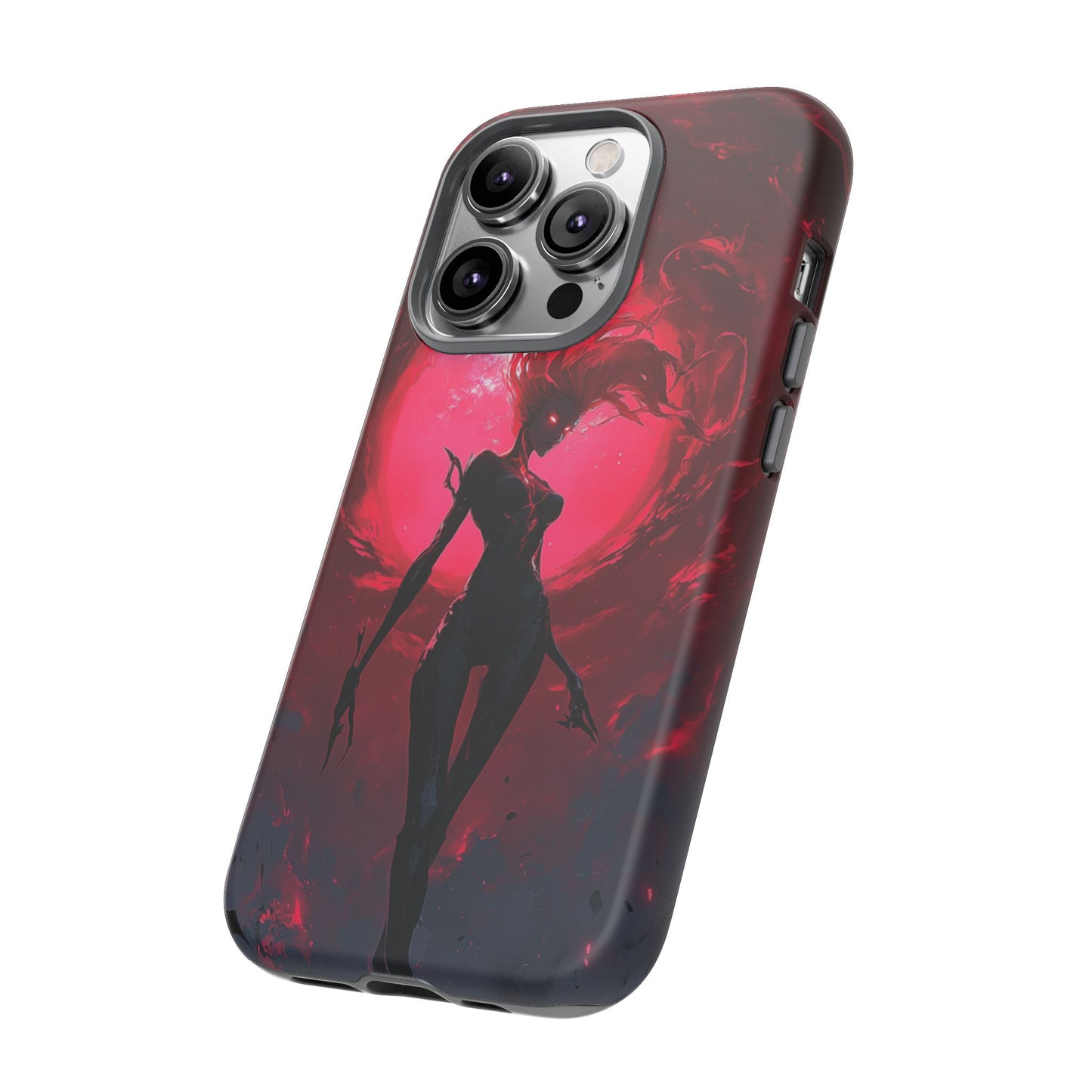 Crimson Eclipse Gothic Gaming Phone Case - iPhone, Google Pixel, Samsung Galaxy