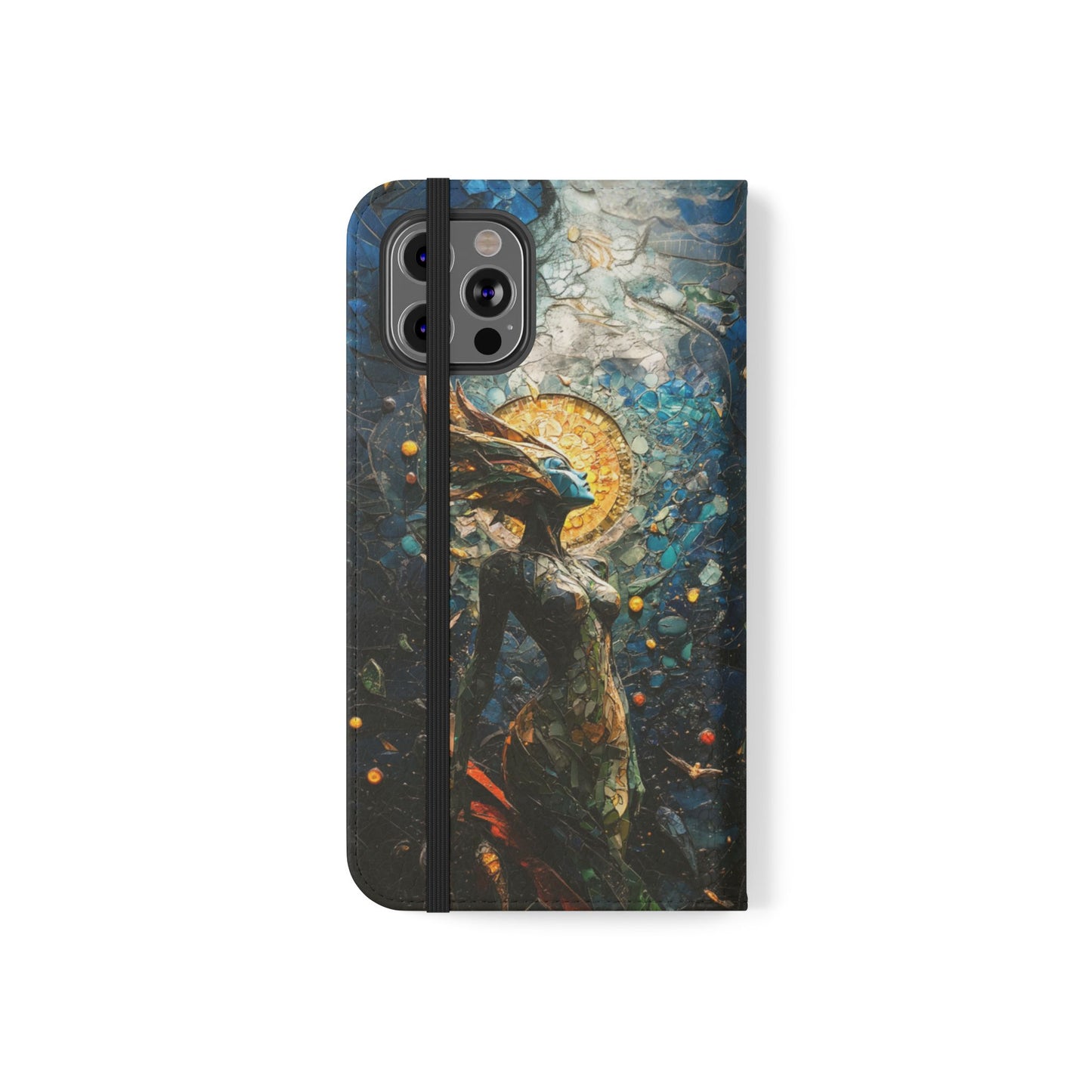Stained Glass Goddess - Wallet Flip Case