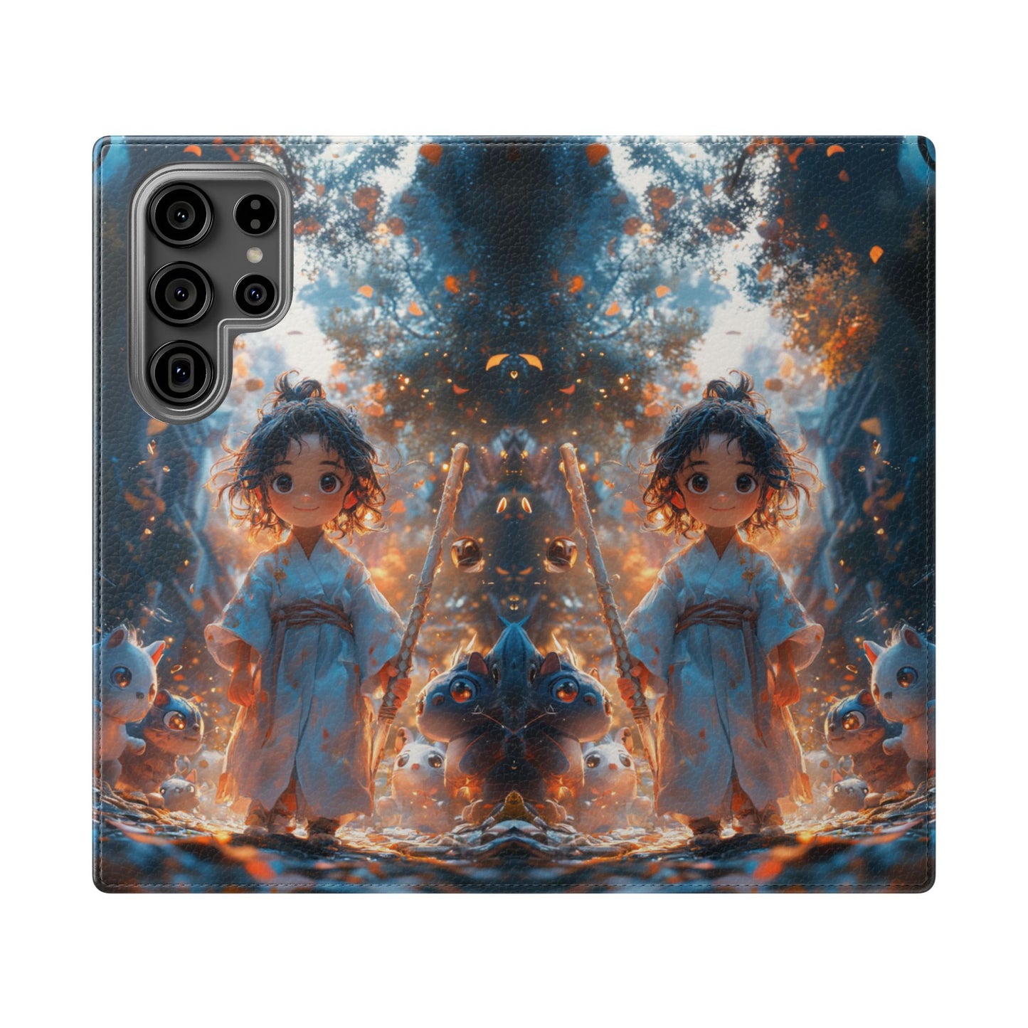 Forest Spirit Child - Wallet Flip Case