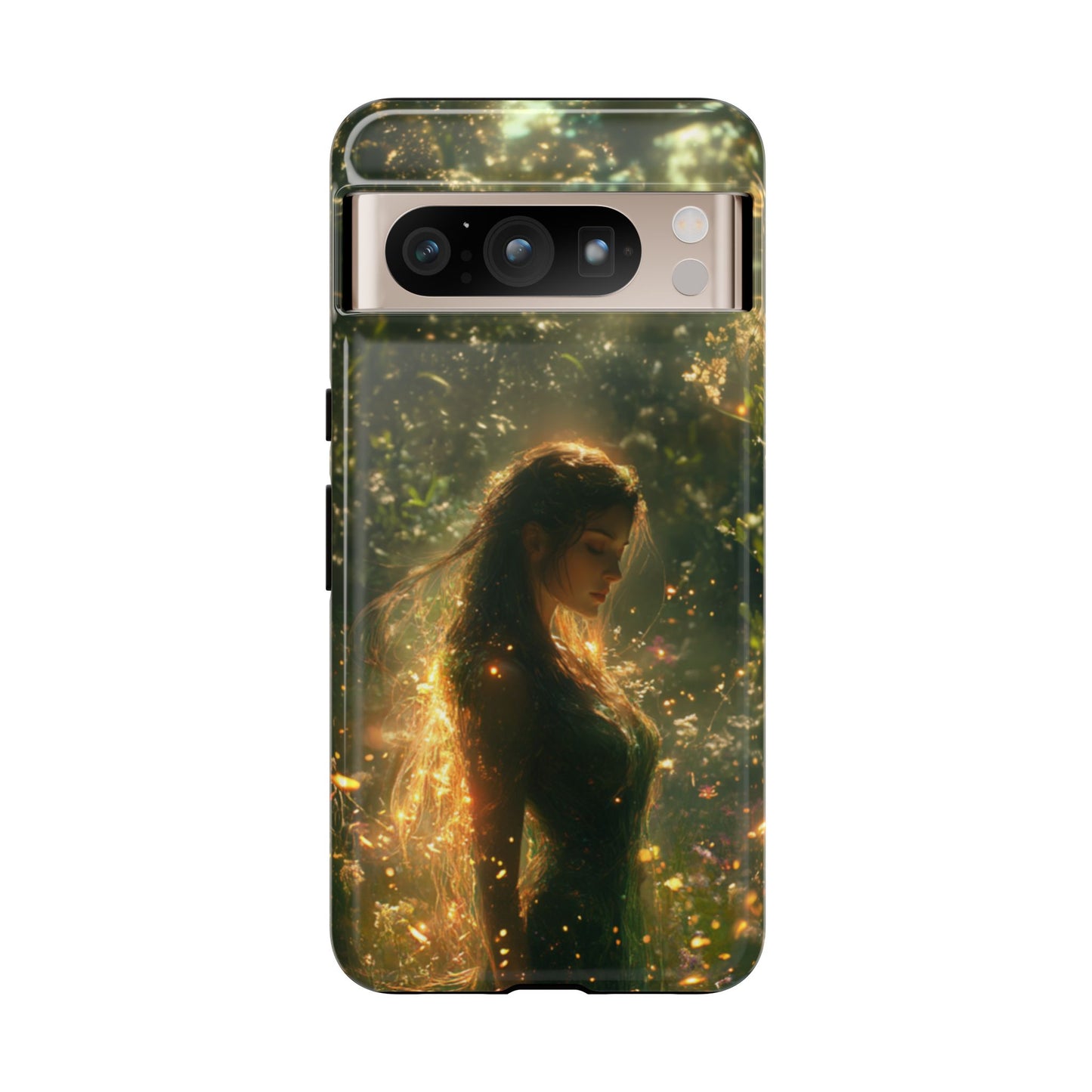 Forest Goddess Golden Light Meadow - Tough Google Pixel Case