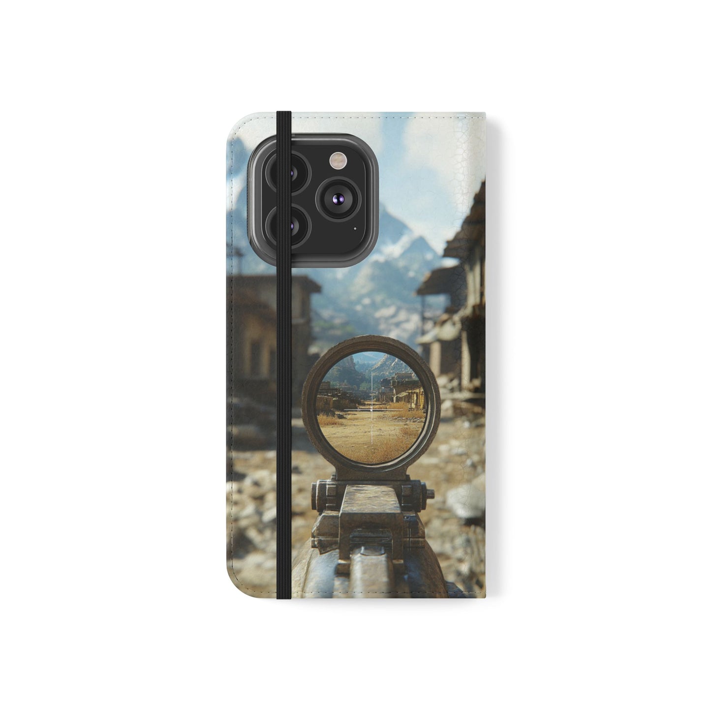 Desert Sniper Focus - Wallet Flip Case