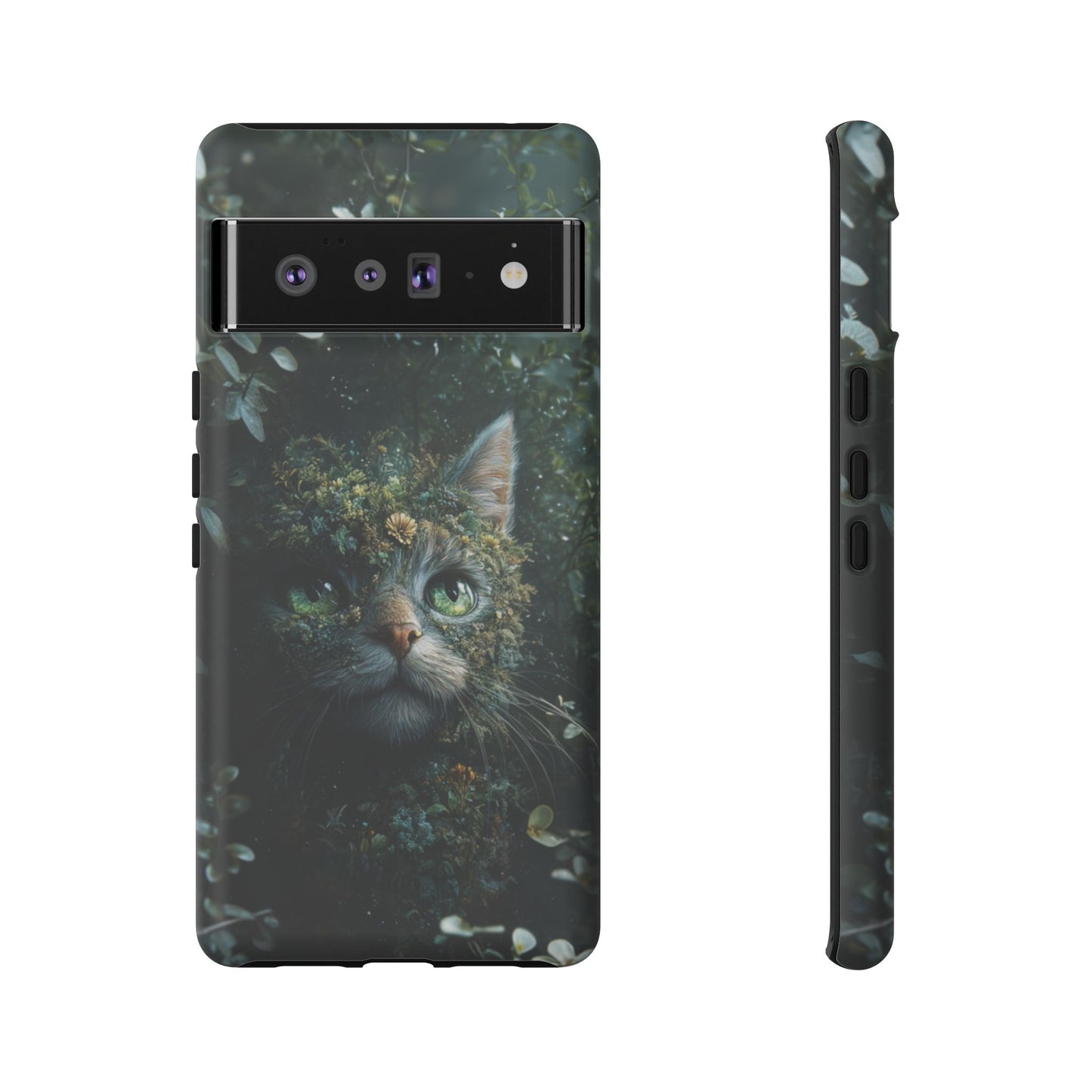 Forest Fantasy Cat Phone Case – iPhone, Google Pixel, Samsung Galaxy