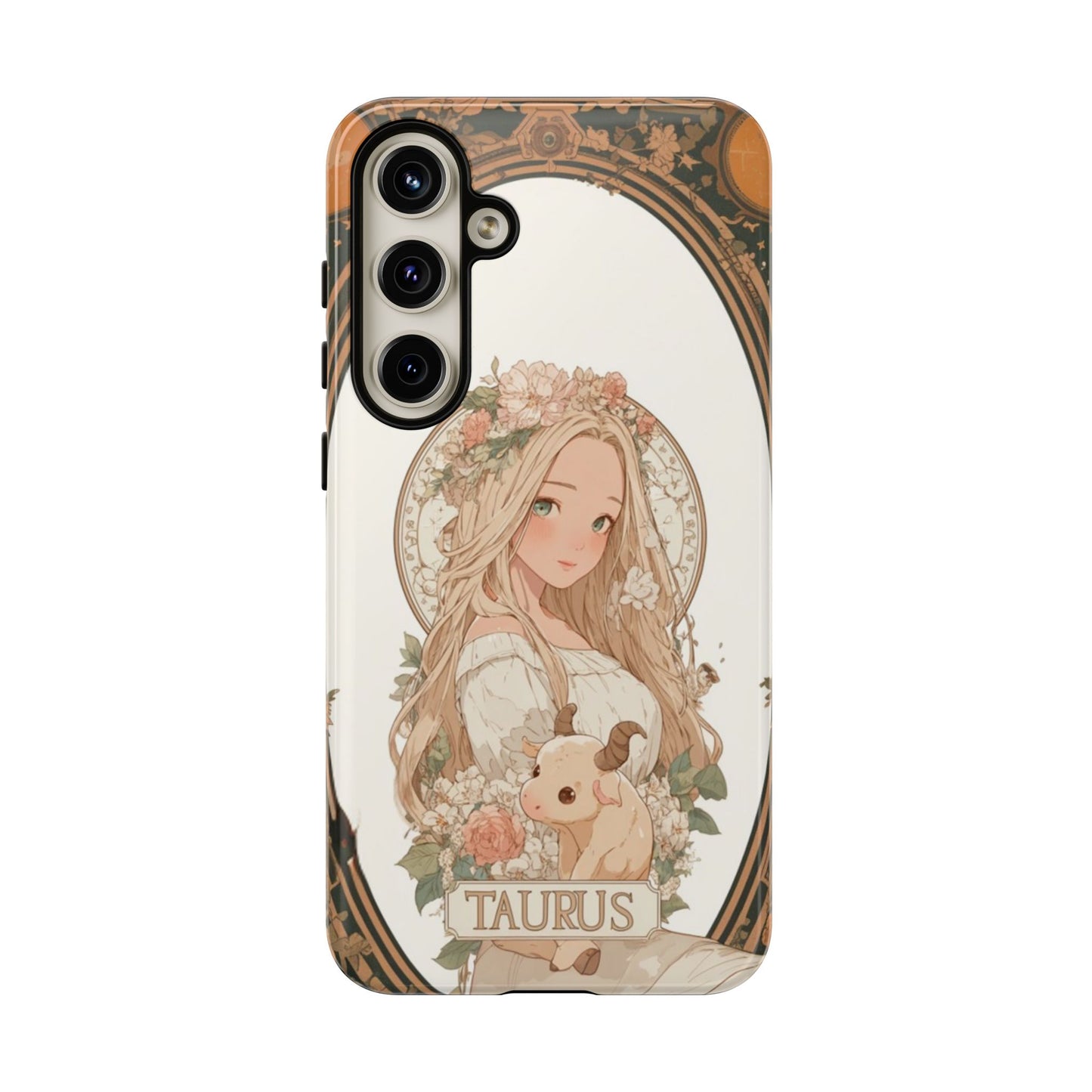 Taurus Floral Maiden - Tough Samsung Galaxy Case
