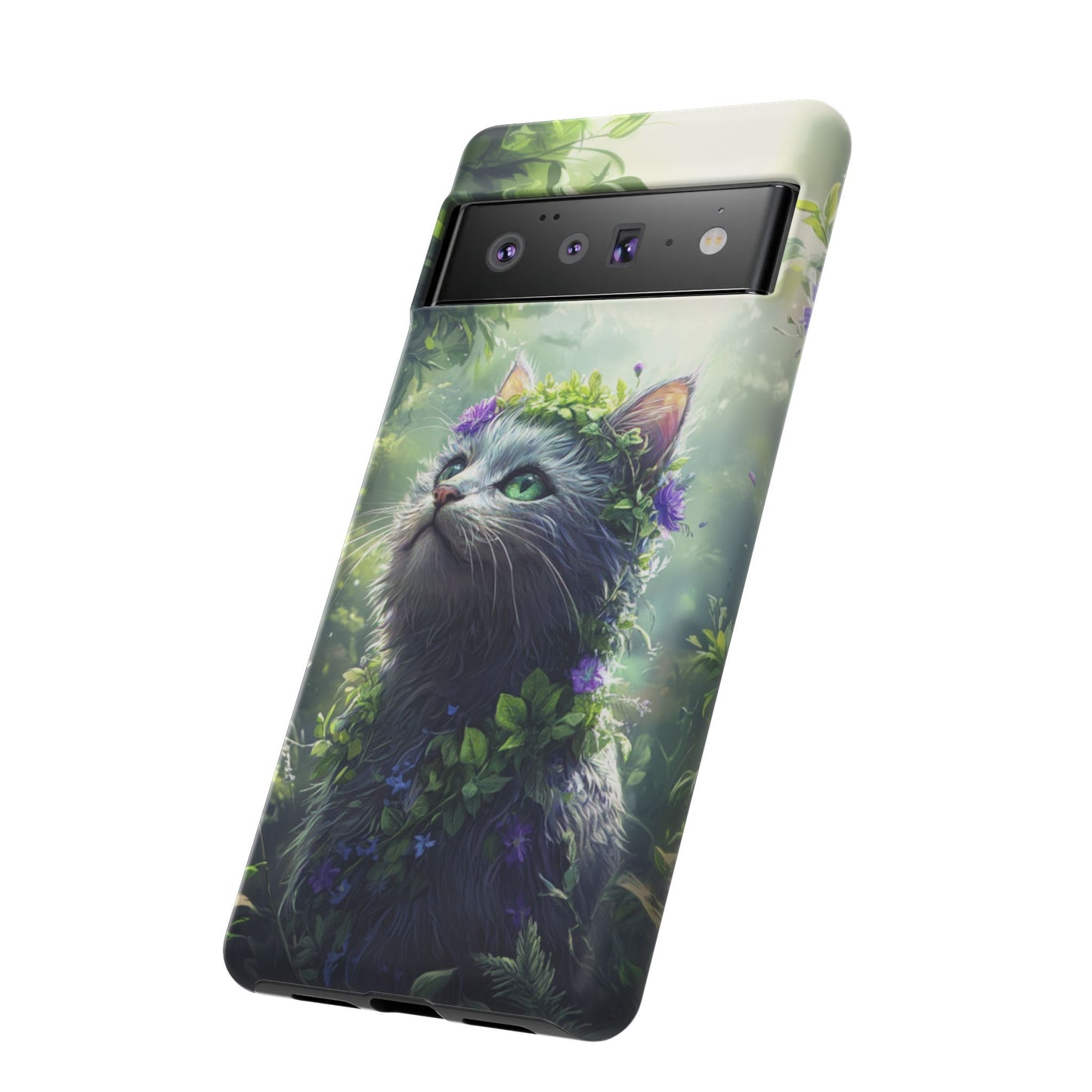 Nature’s Guardian Cat Phone Case – iPhone, Google Pixel, Samsung Galaxy