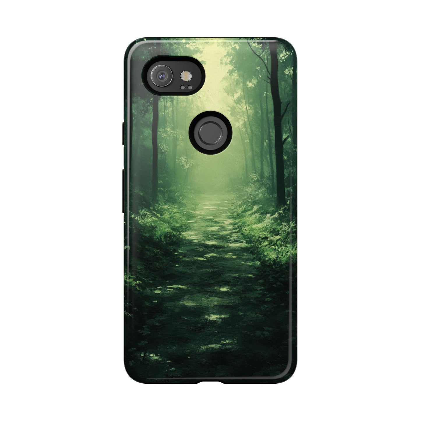 Emerald Mist Forest Path - Tough Google Pixel Case