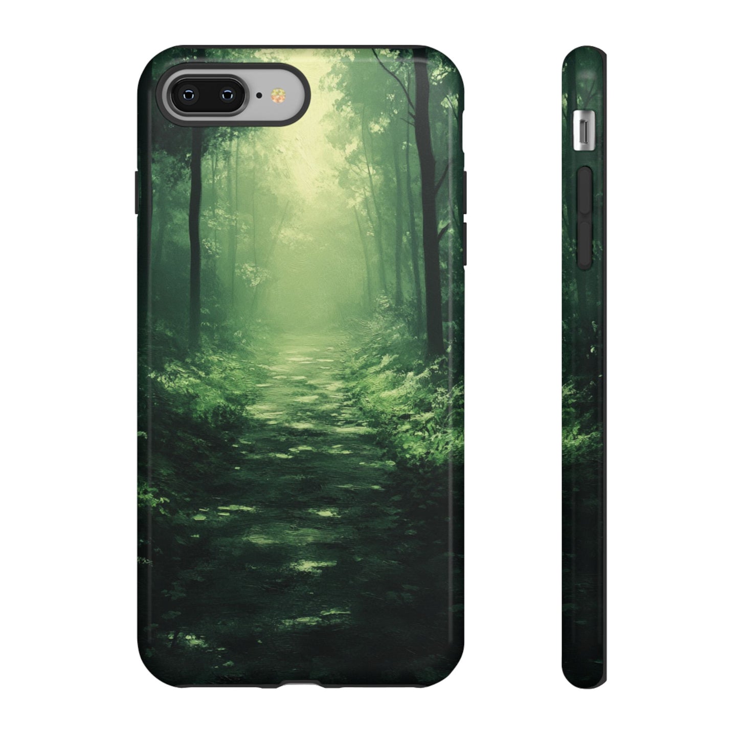 Emerald Mist Forest Path - Tough iPhone Case