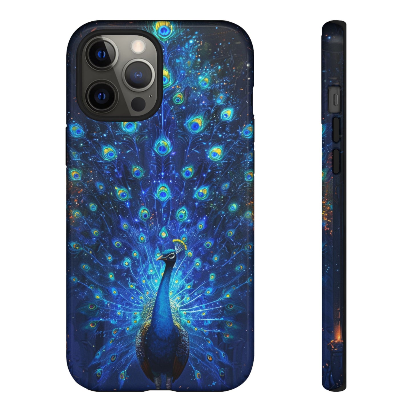 Starlit Peacock Majesty – Tough iPhone Case