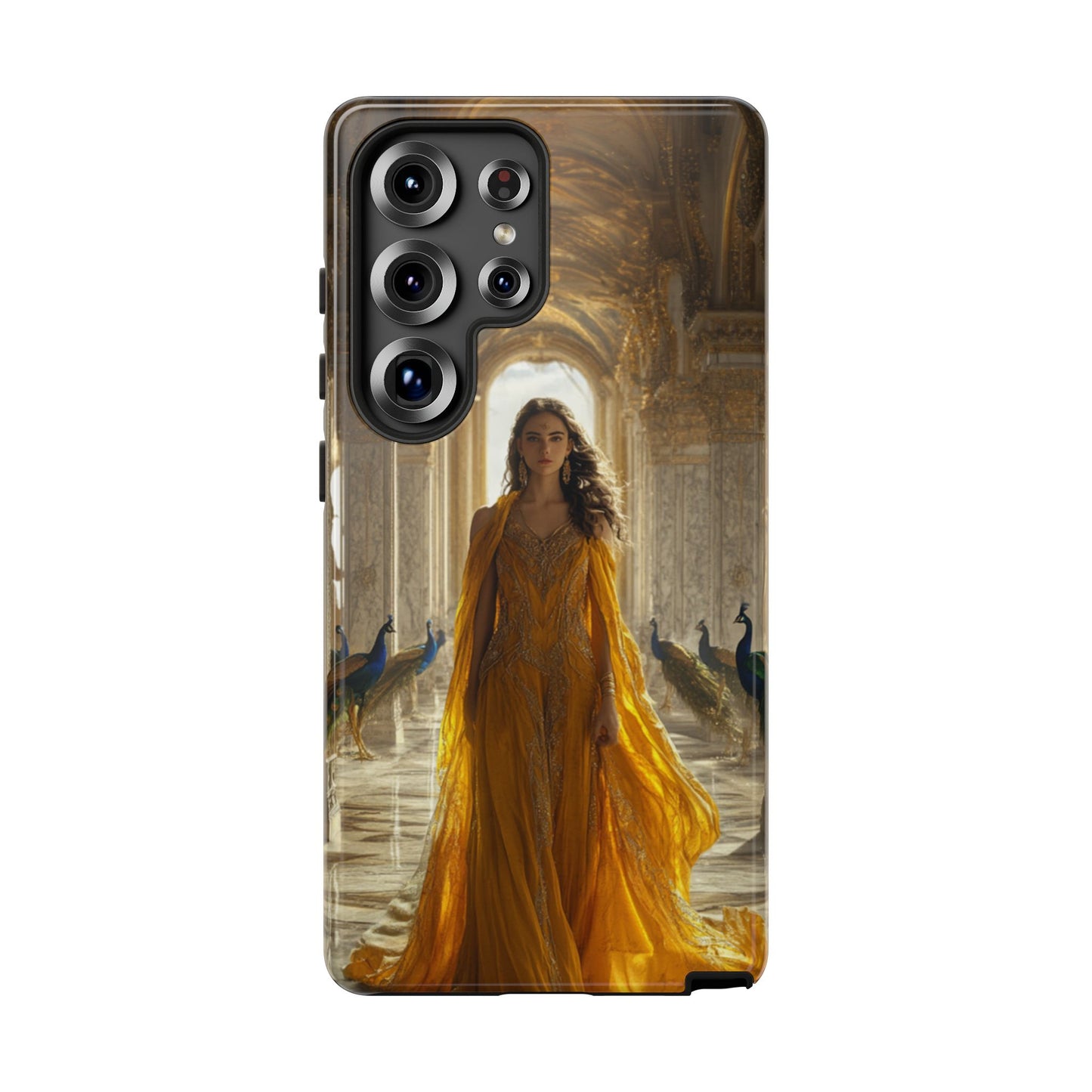 Hera Golden Palace Peacock Goddess - Tough Samsung Galaxy Case