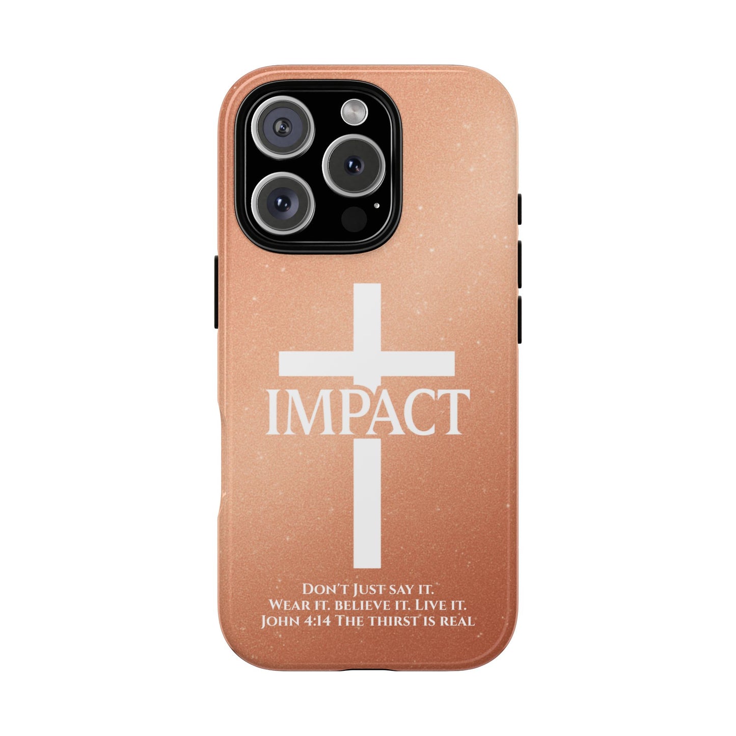 Impace Rose Gold - Tough iPhone Case