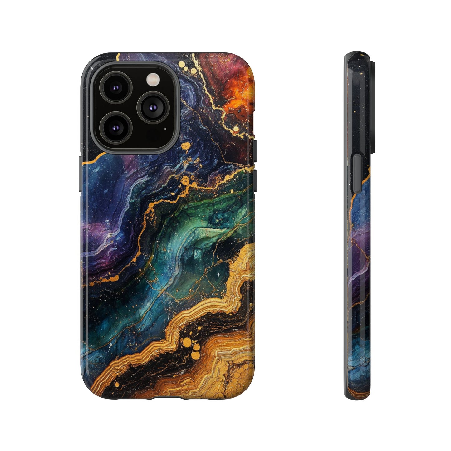 Cosmic Agate Veins – Tough iPhone Case