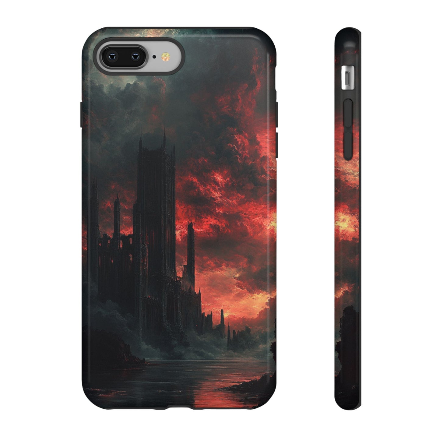 Crimson Dread Citadel – Tough iPhone Case