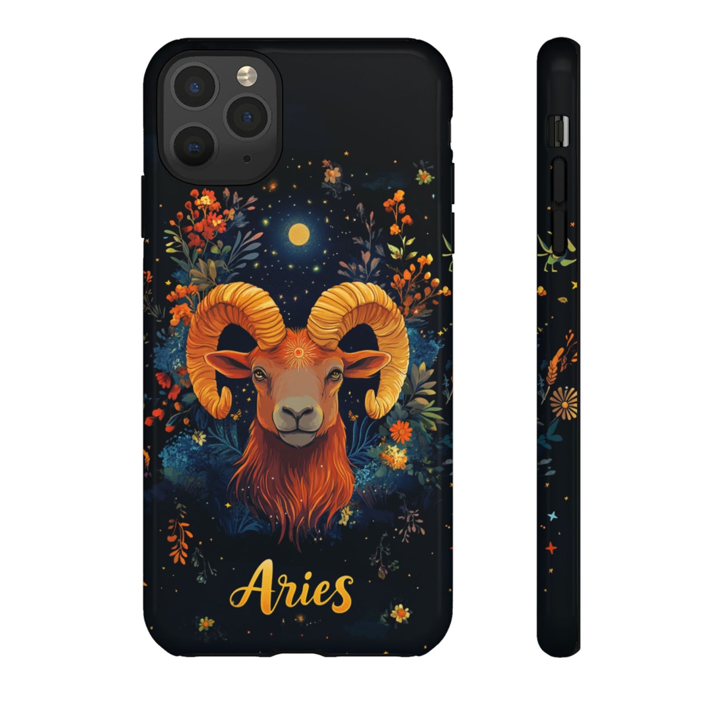 Aries Celestial Bloom Phone Case – iPhone, Google Pixel, Samsung Galaxy