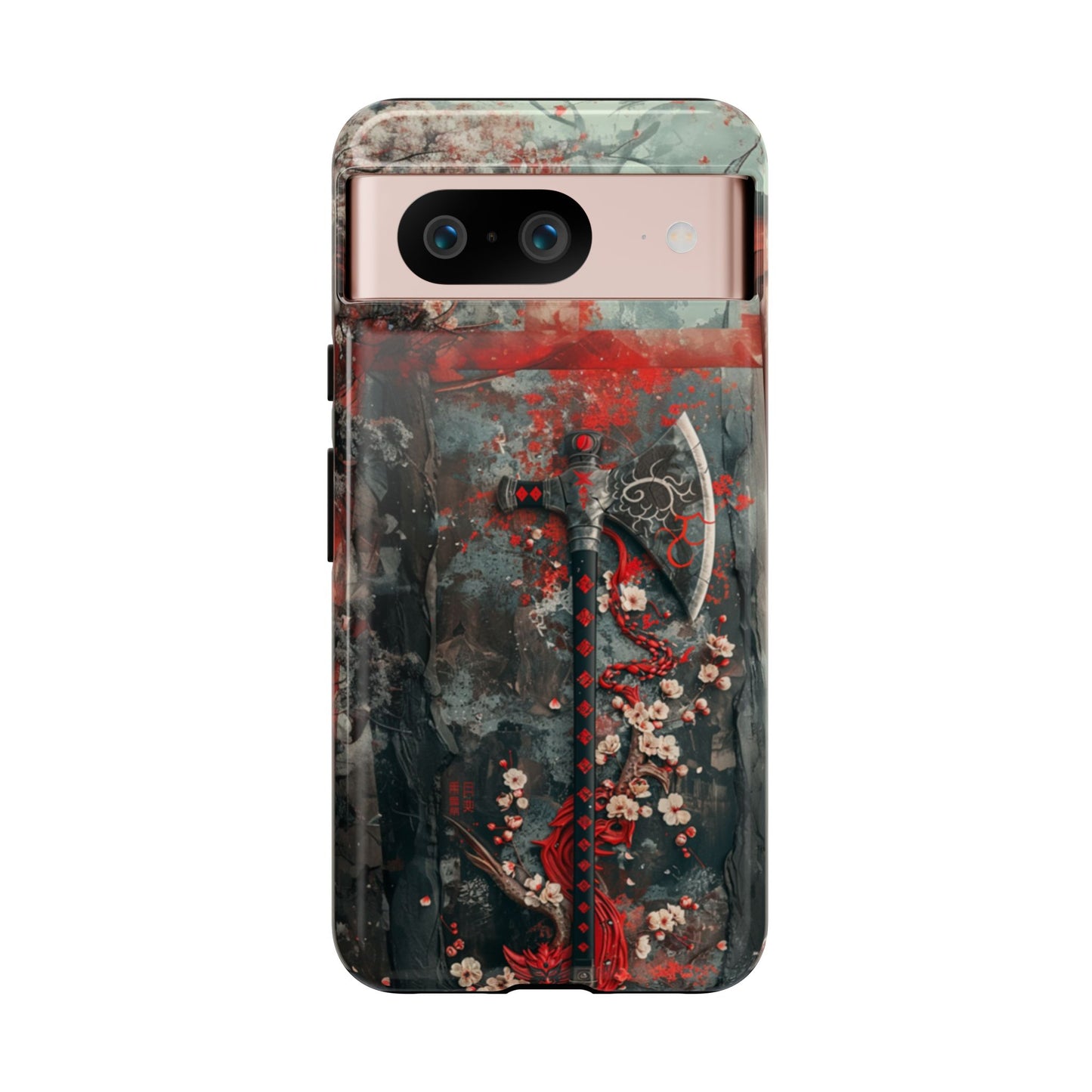 Sakura Warrior Axe - Tough Google Pixel Case