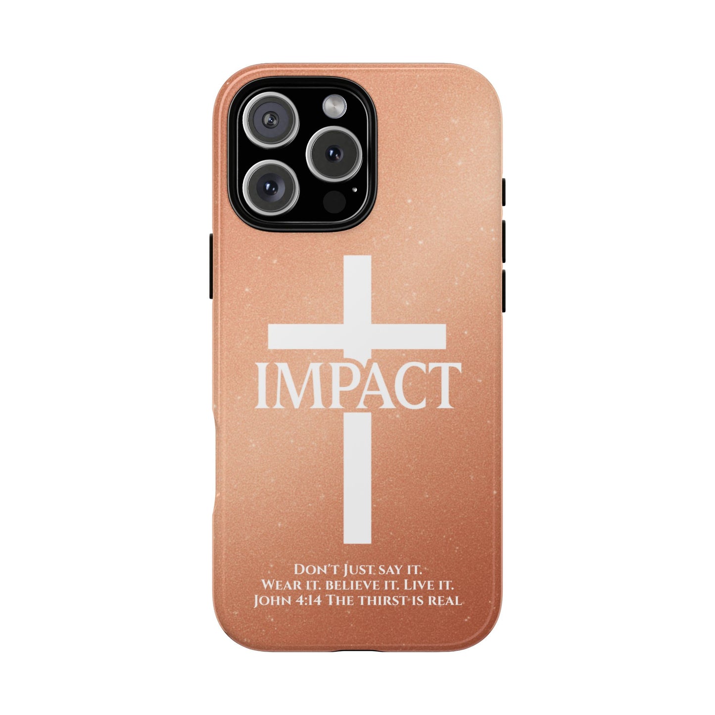 Impace Rose Gold - Tough iPhone Case
