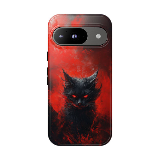 Fire Demon Black Cat - Tough Google Pixel Case