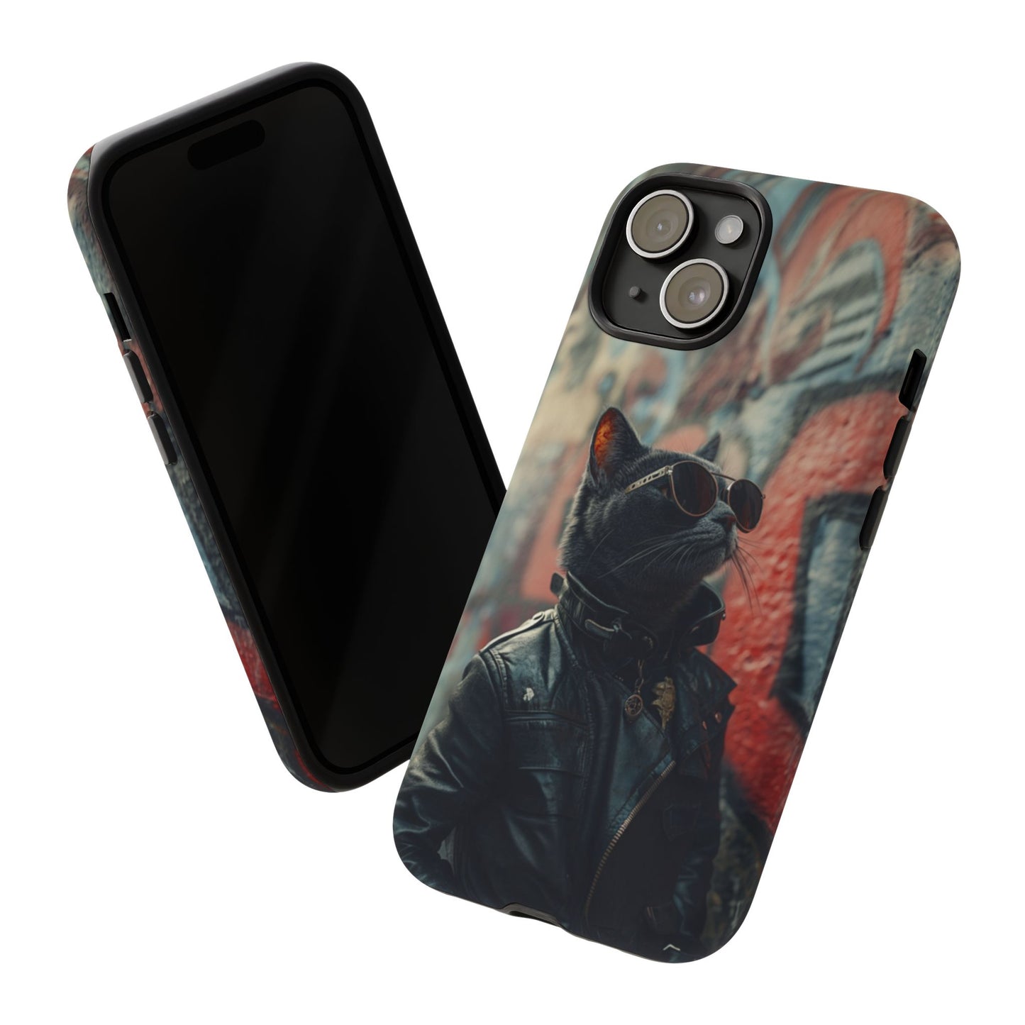 Punk Rock Cat Phone Case – iPhone, Google Pixel, Samsung Galaxy